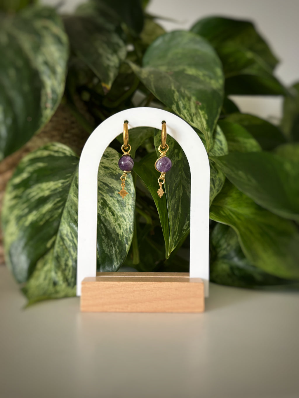 Boucles d’oreilles - Améthyste