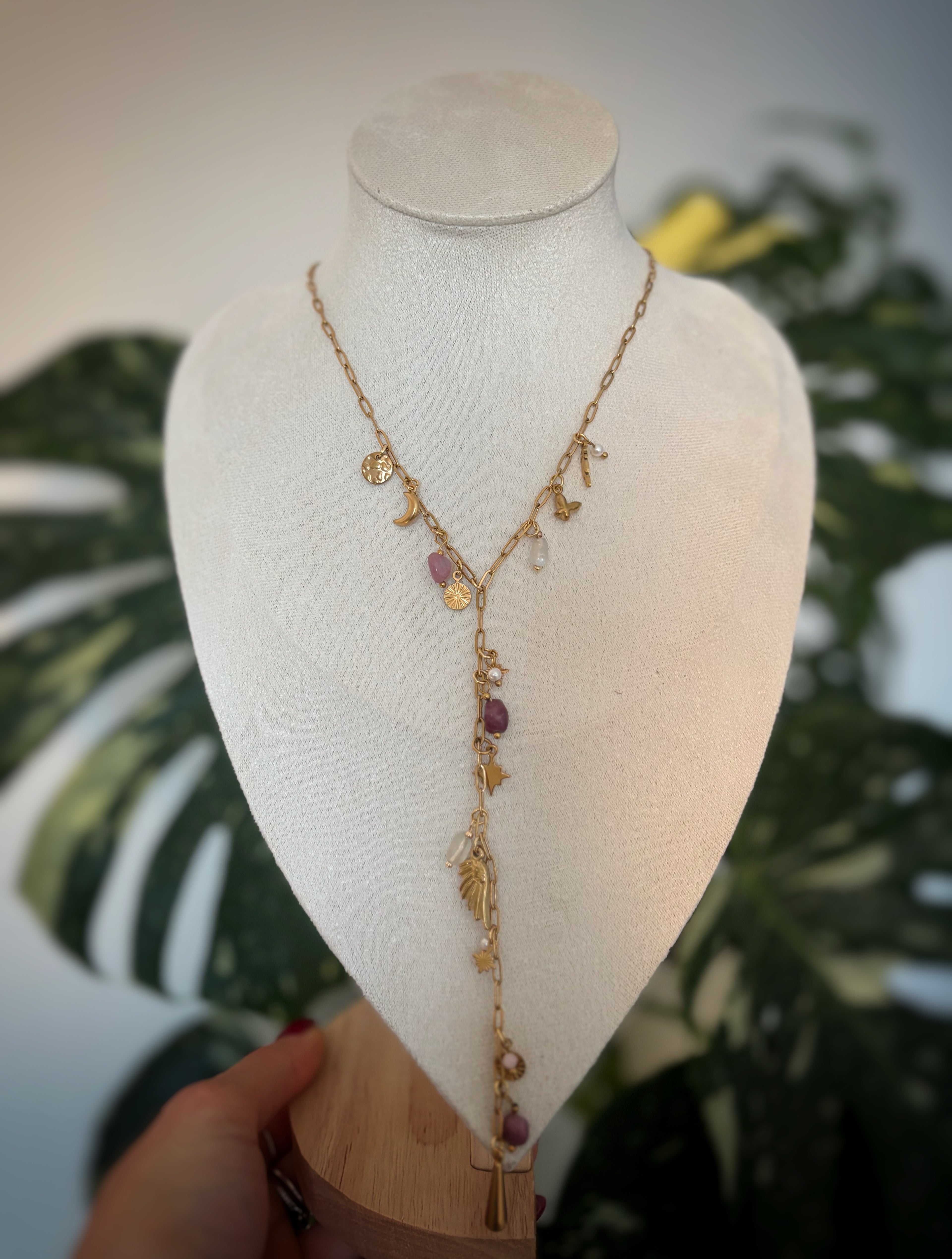 Collier en Y personnalisable