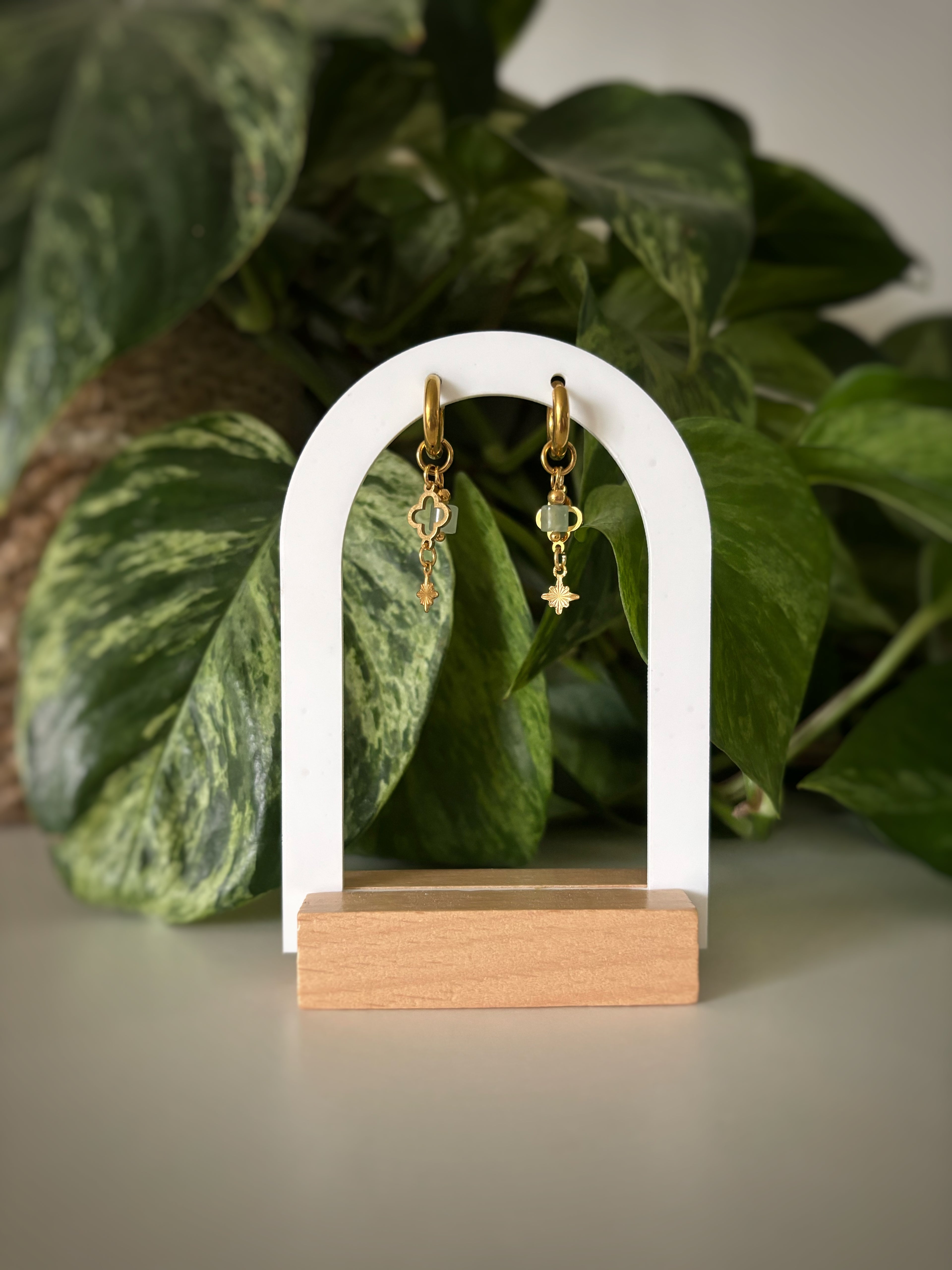 Boucles d’oreilles - Aventurine verte