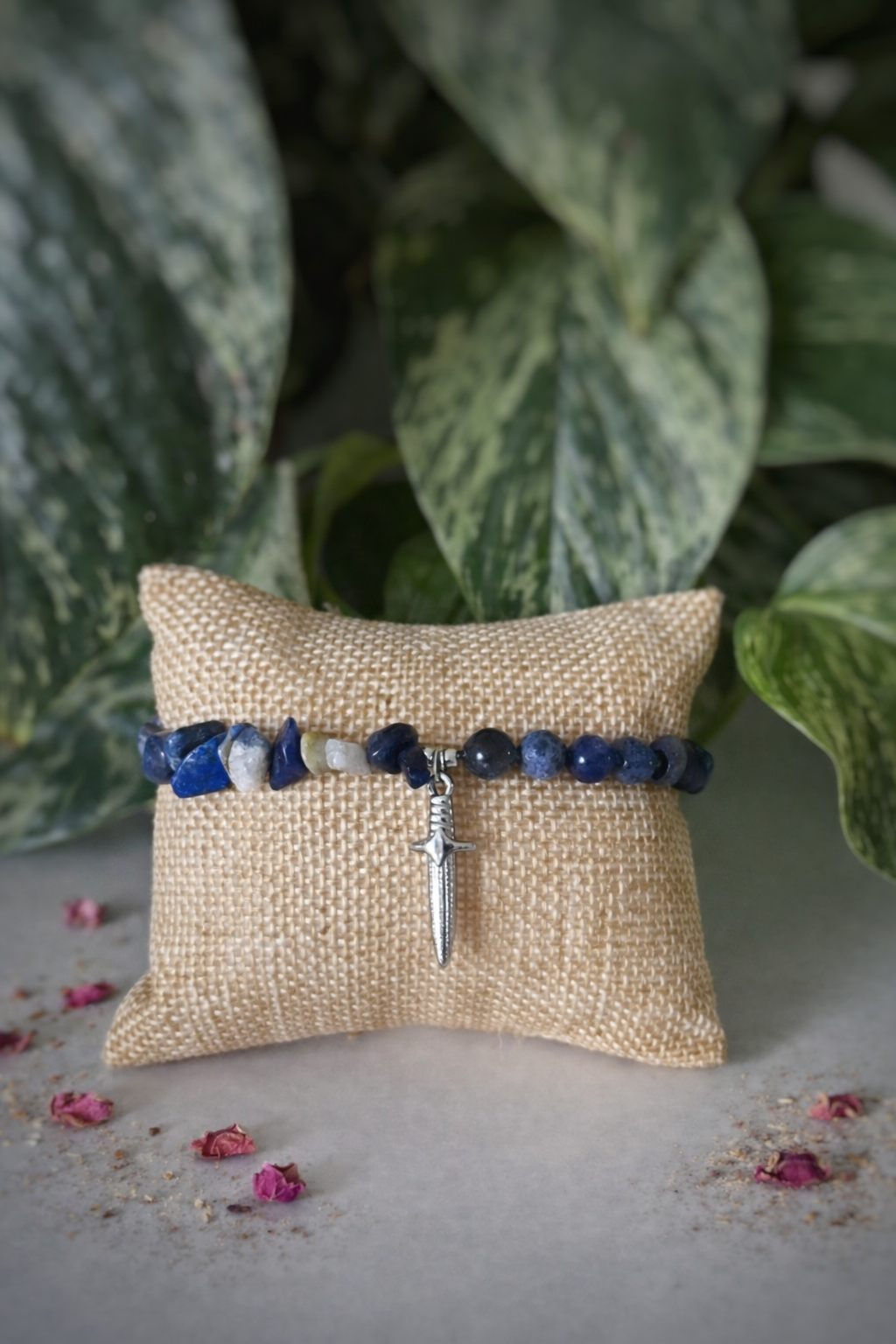 Bracelet Lapis-lazuli - Dague