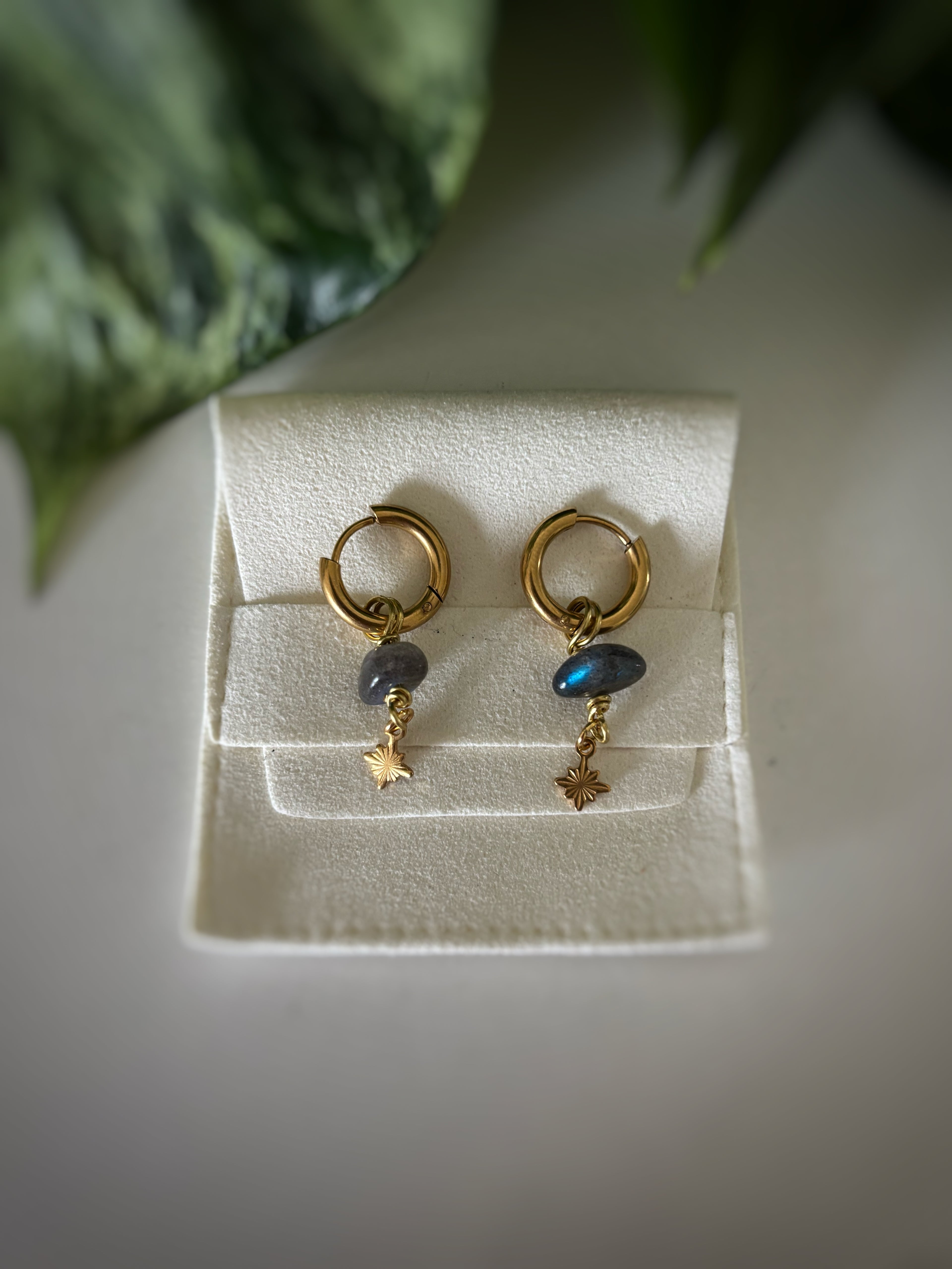 Boucles d’oreilles - Labradorite