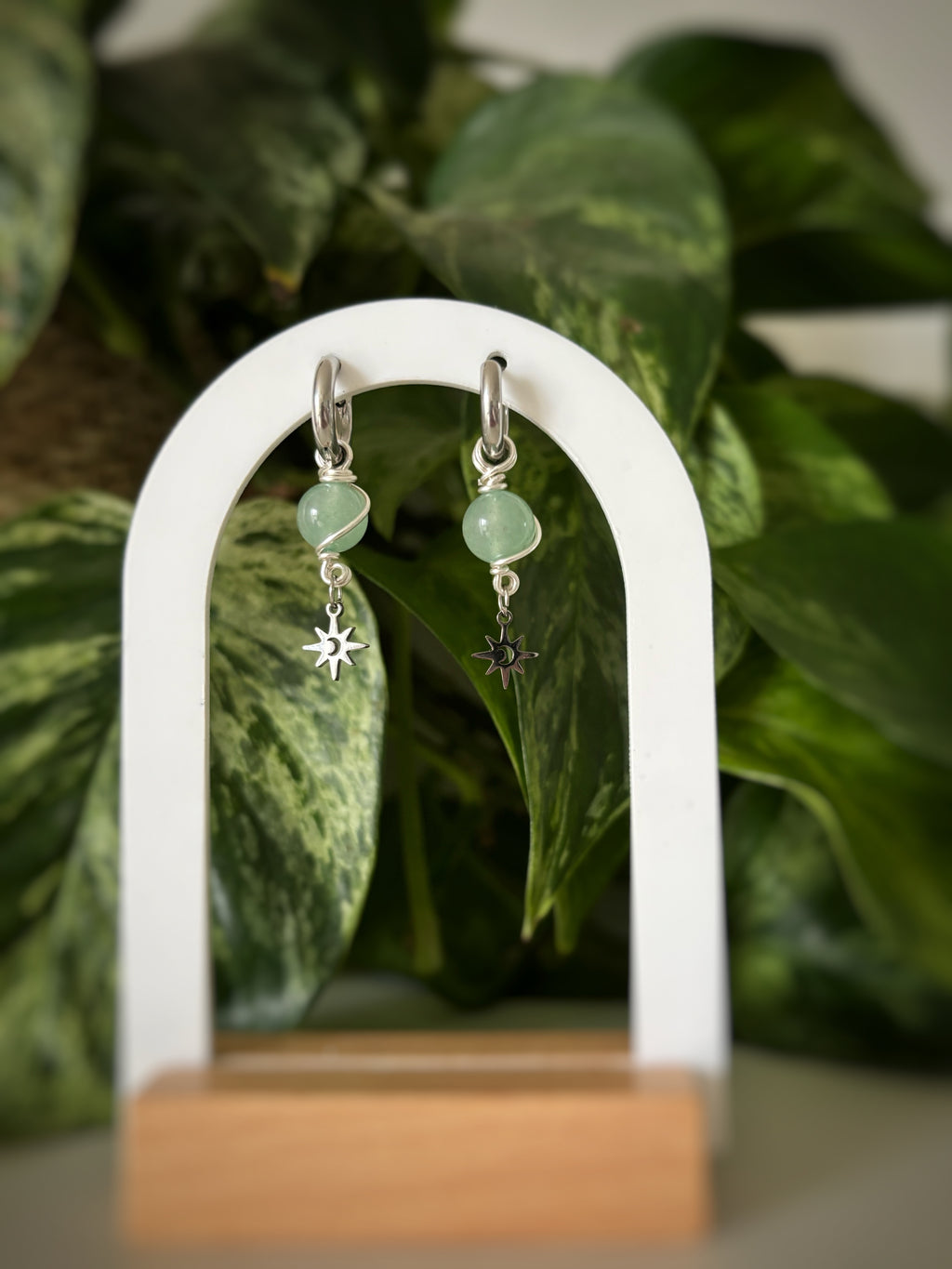 Boucles d’oreilles - Aventurine verte