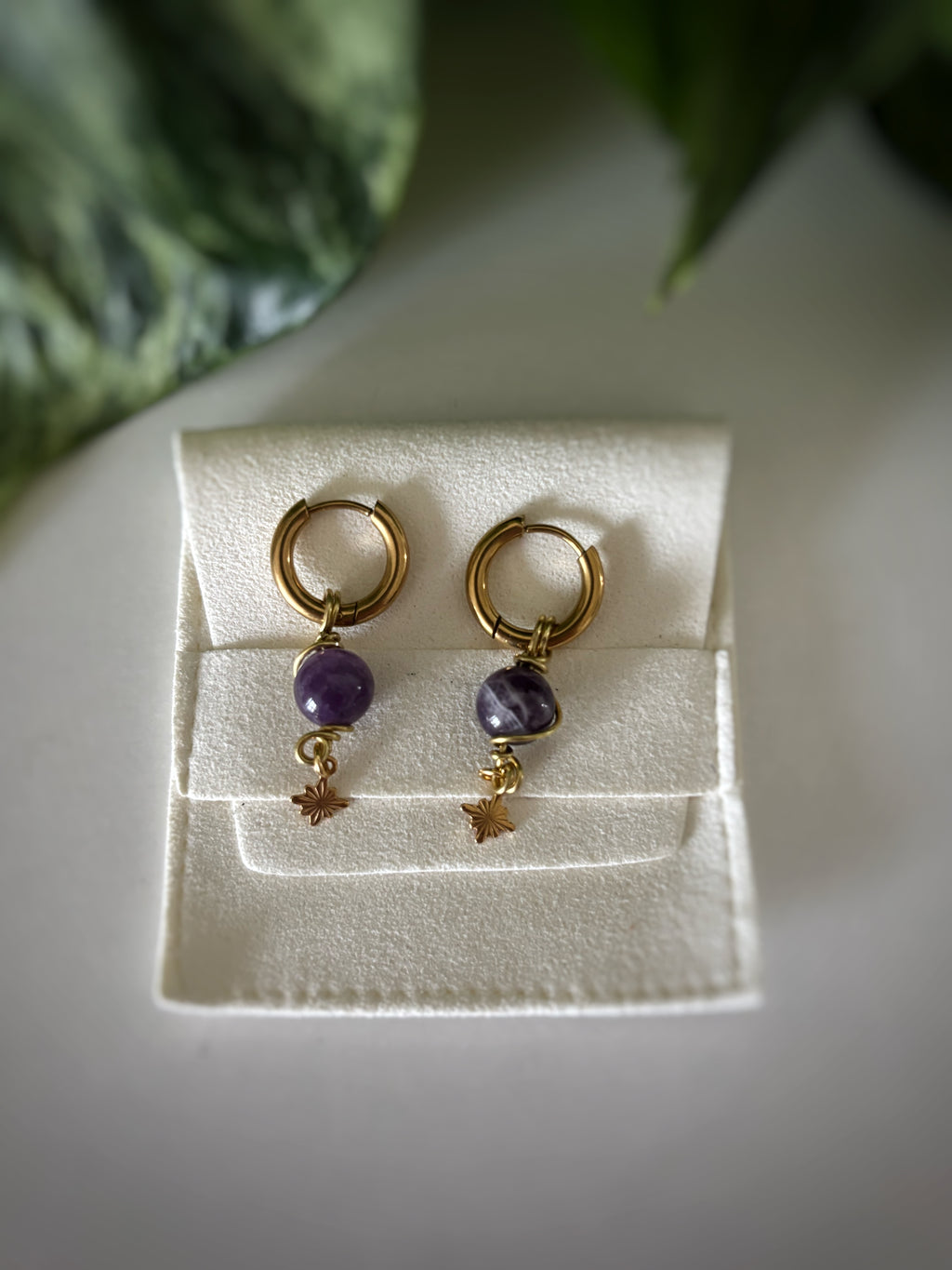 Boucles d’oreilles - Améthyste