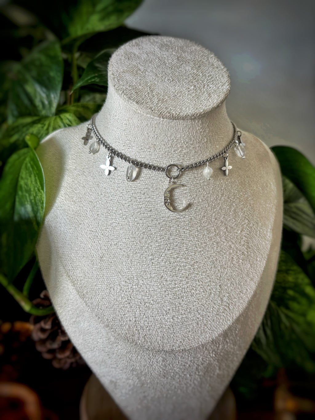Choker Lune – Pierre de lune
