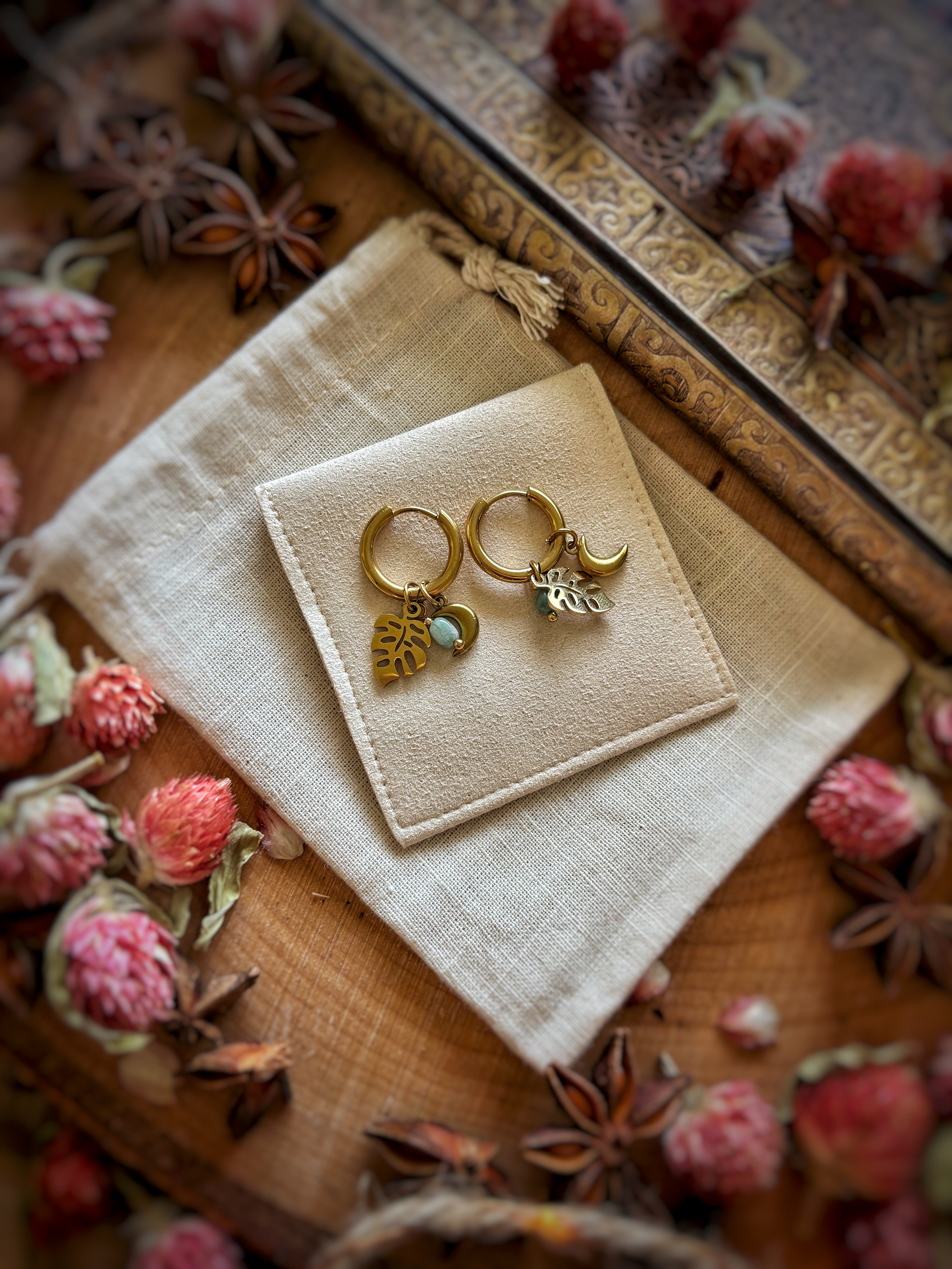Boucles d’oreilles Lunélys