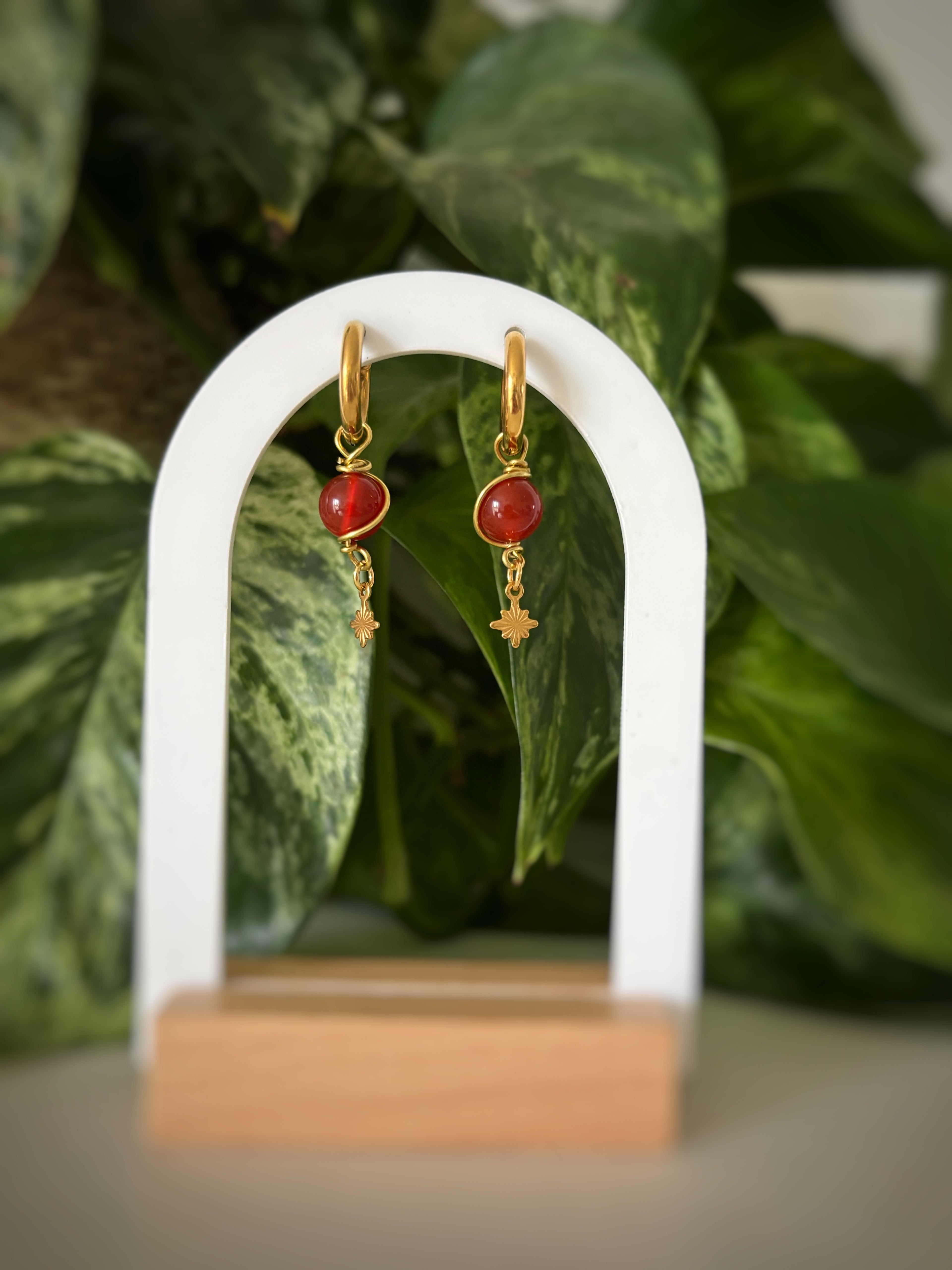 Boucles d’oreilles - Cornaline