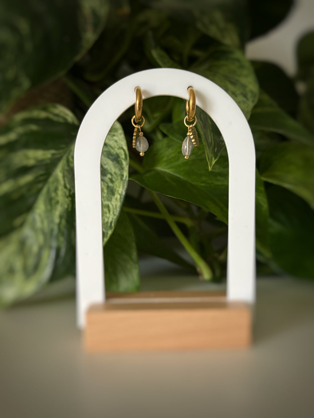 Boucles d’oreilles Arya - Labradorite