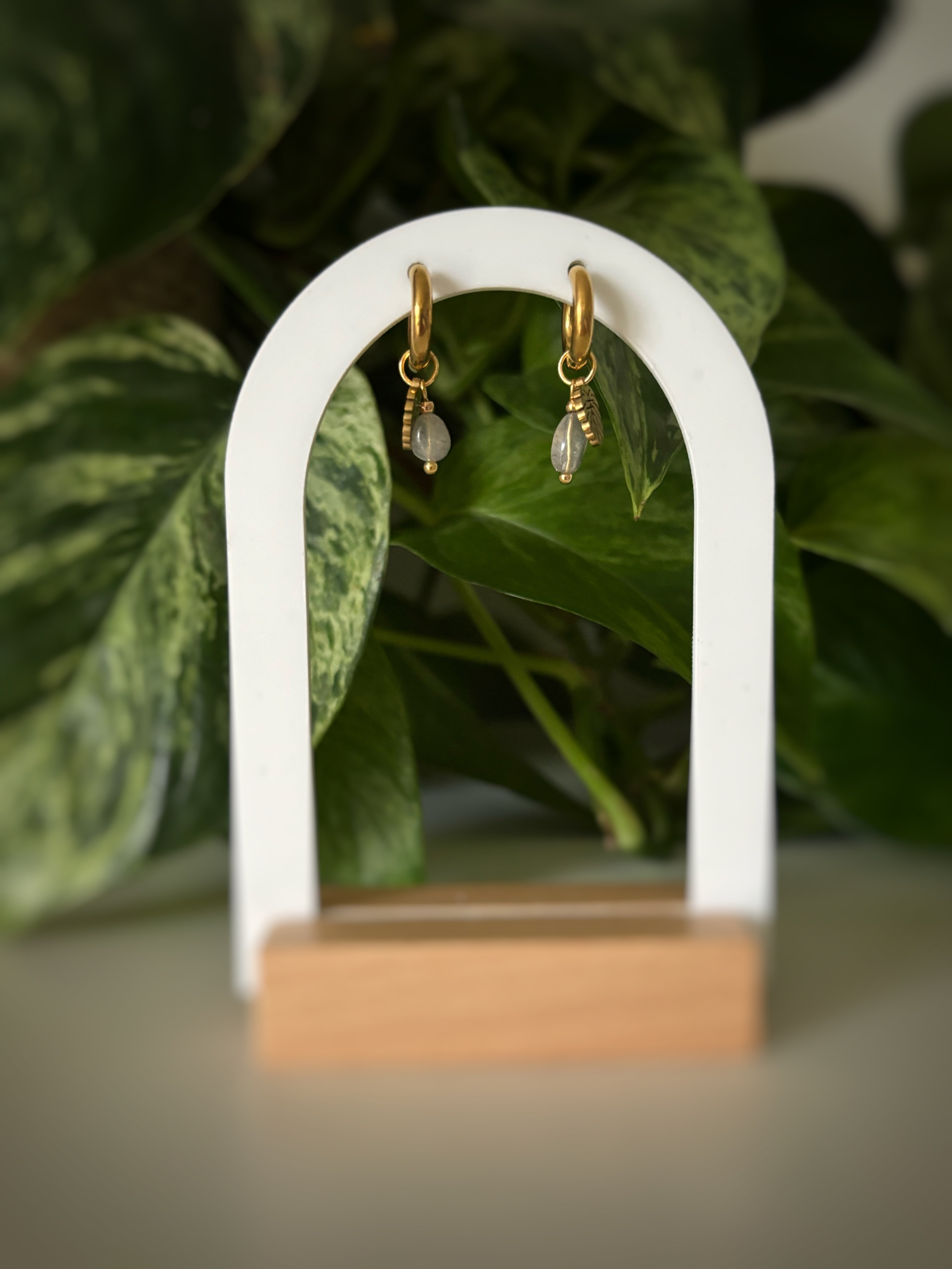 Boucles d’oreilles Arya - Labradorite