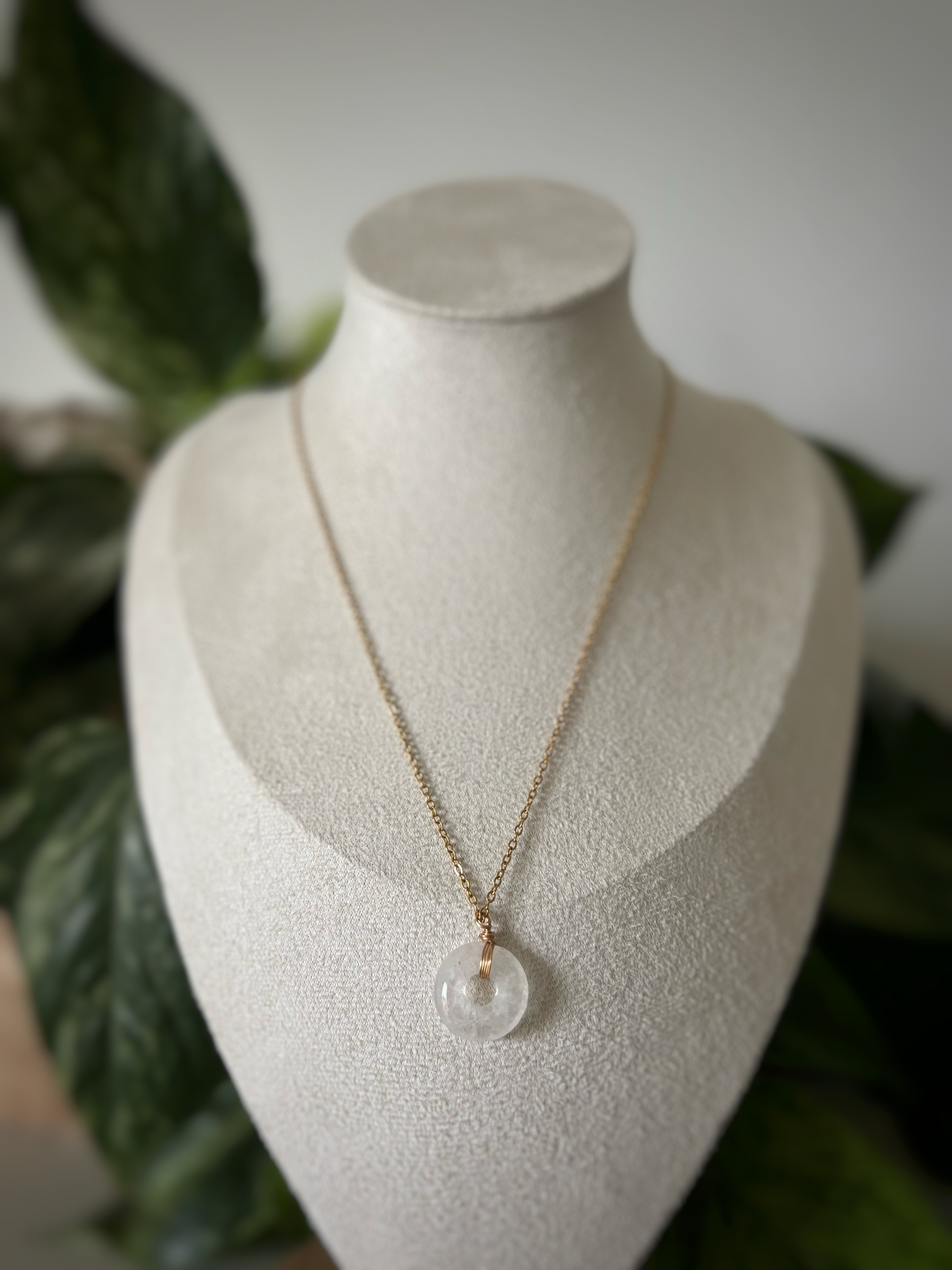 Collier cristal de roche