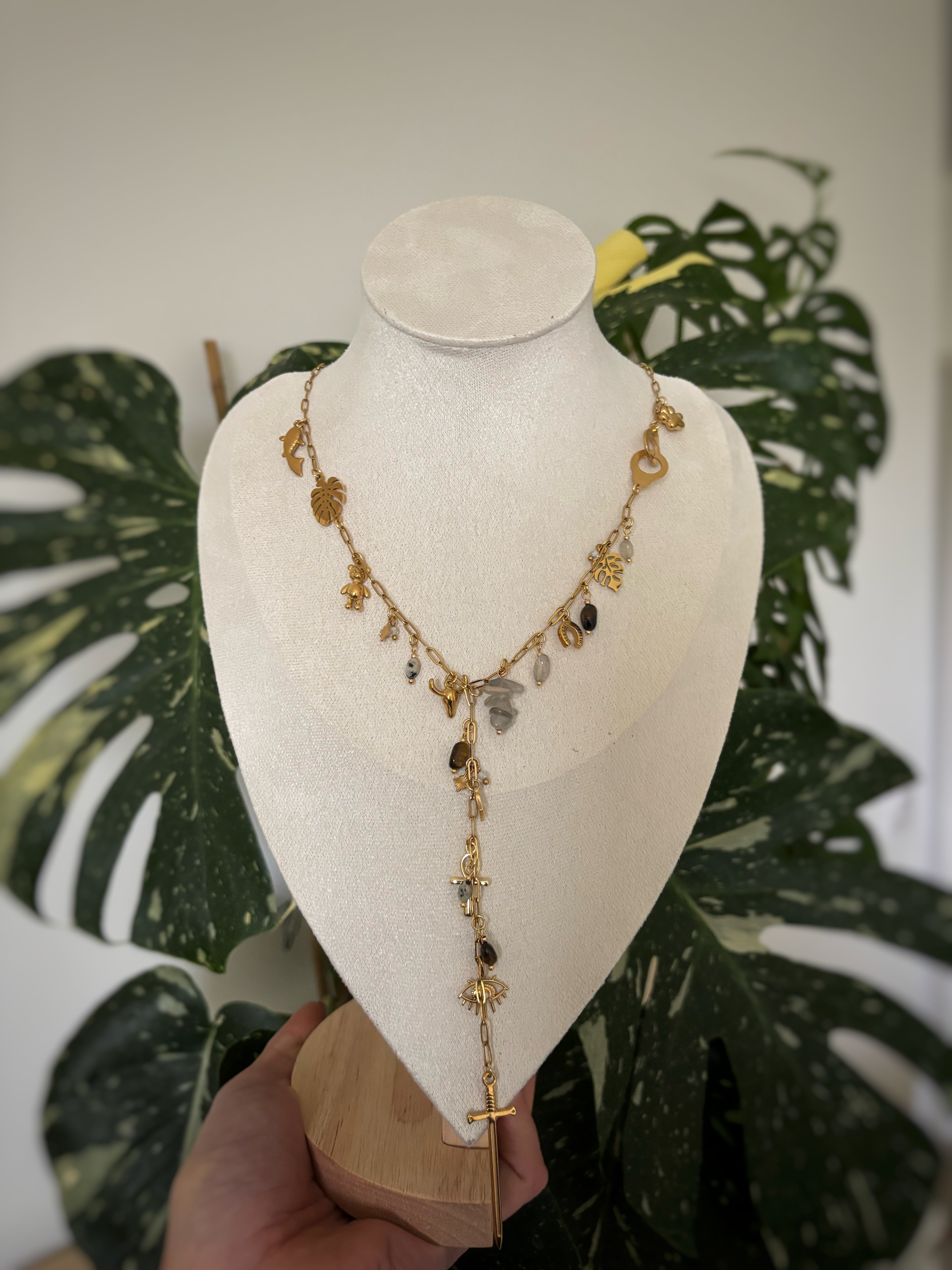 Collier en Y personnalisable