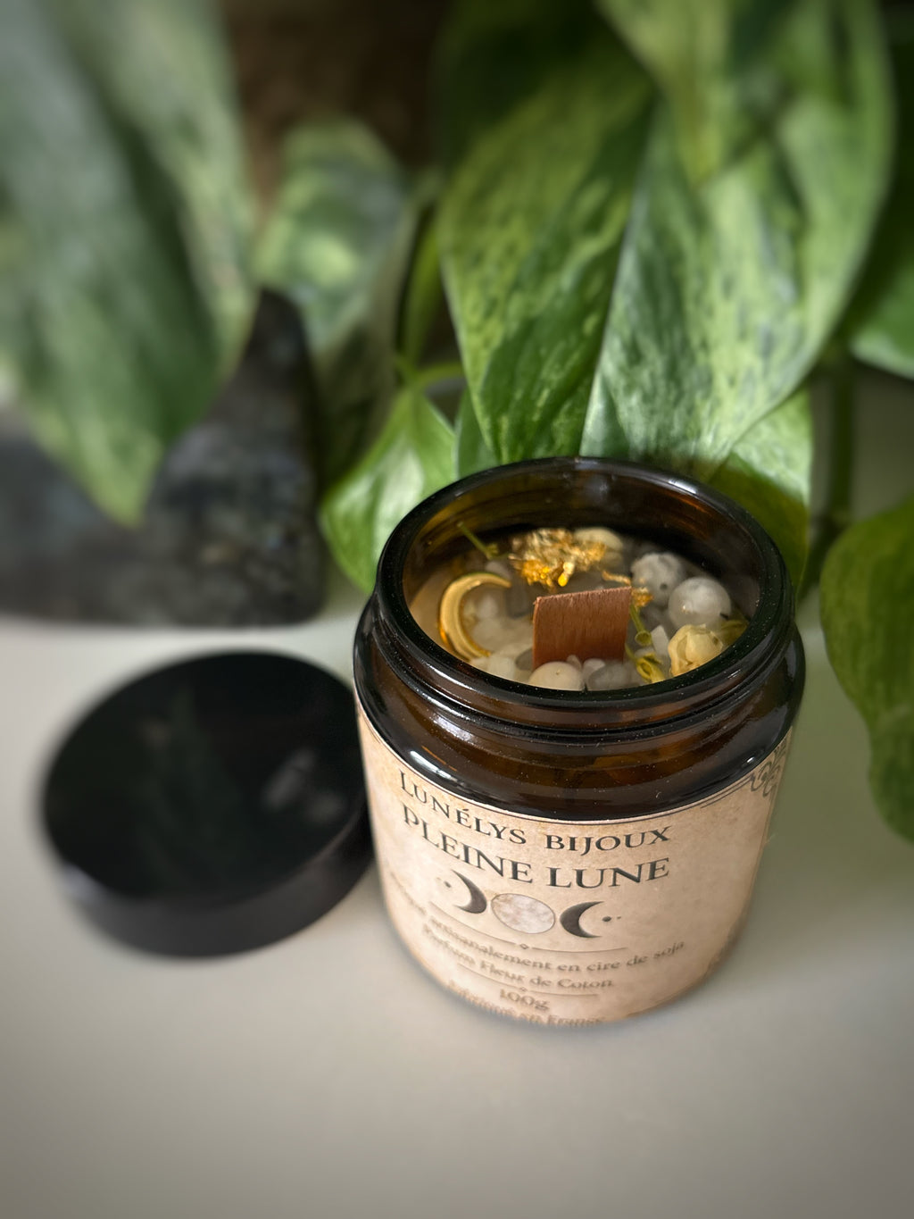 Bougie Artisanale Pleine lune - 100g