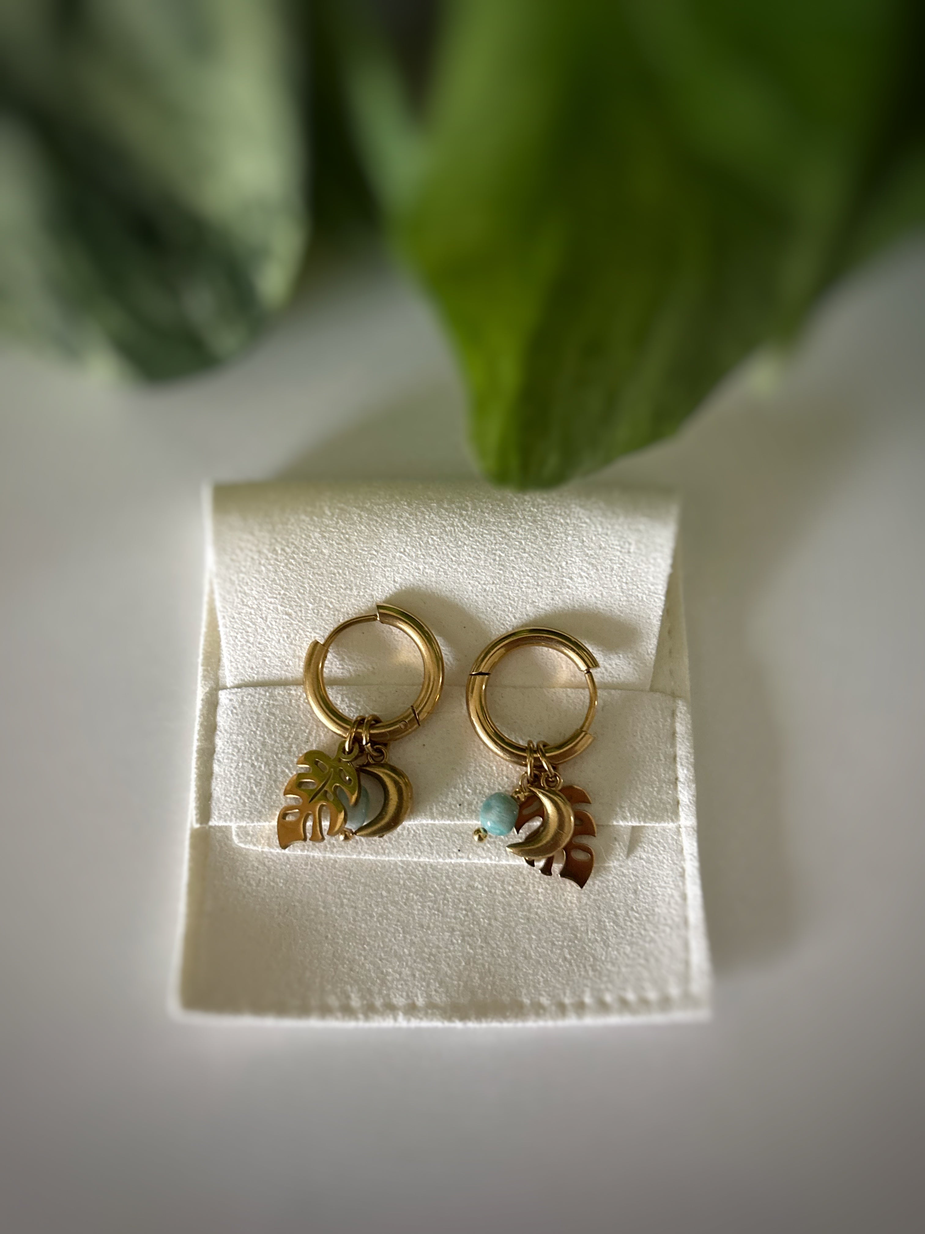 Boucles d’oreilles Lunélys - Amazonite