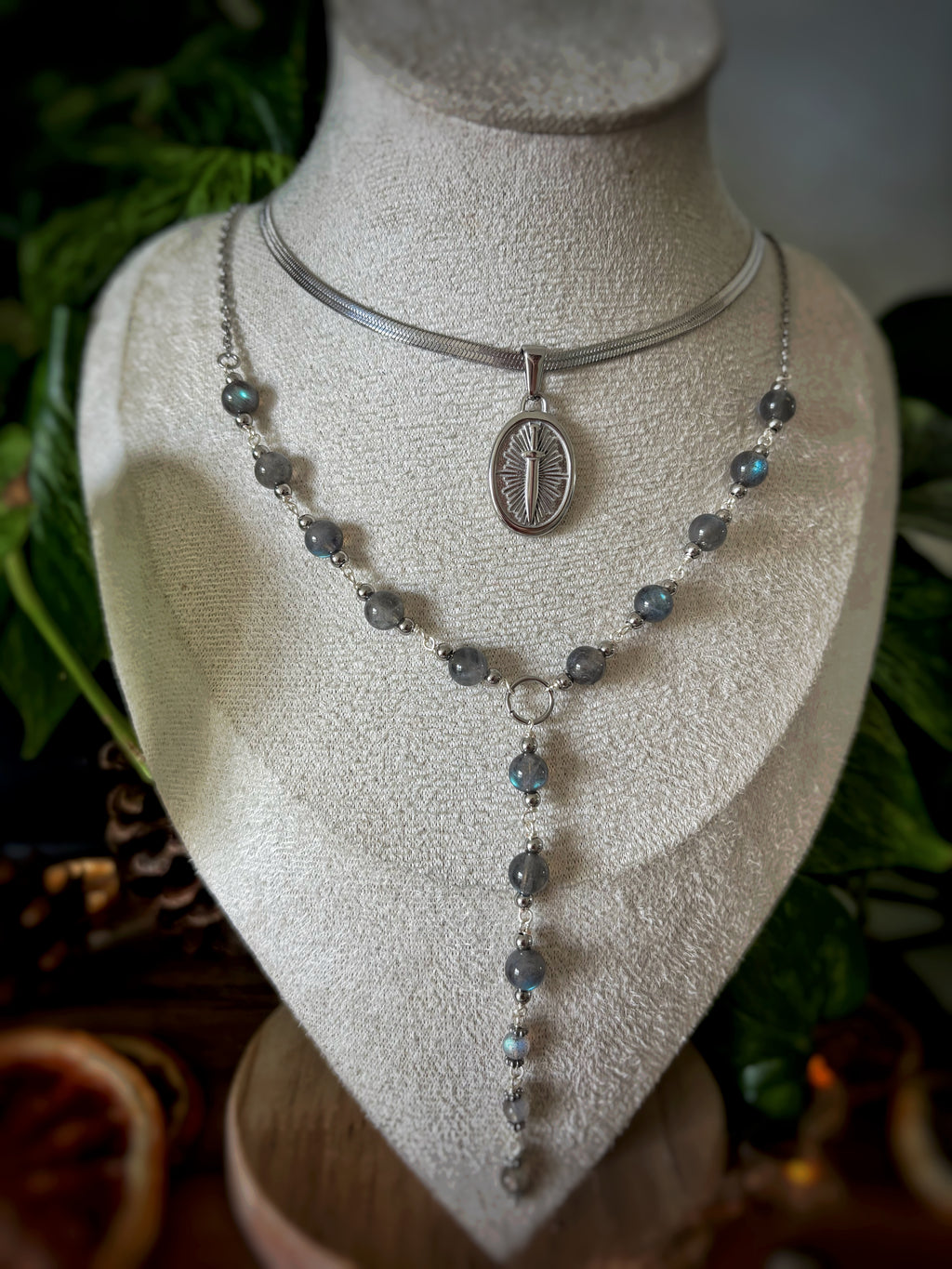 Duo Raven - Labradorite