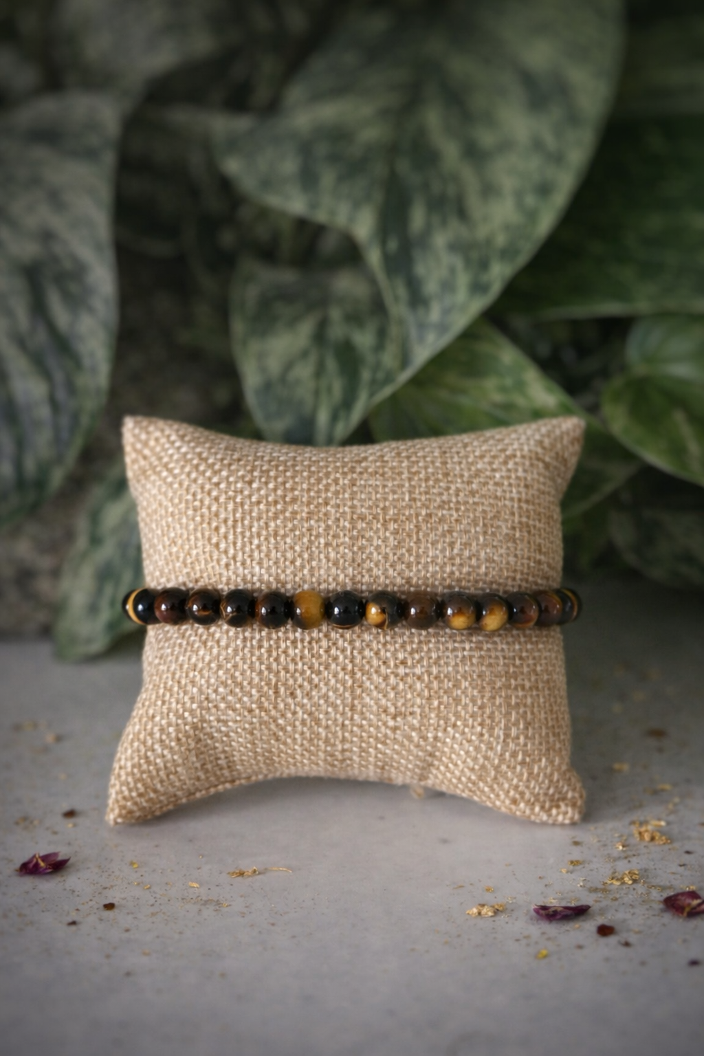 Bracelet Œil de Tigre – 6 mm