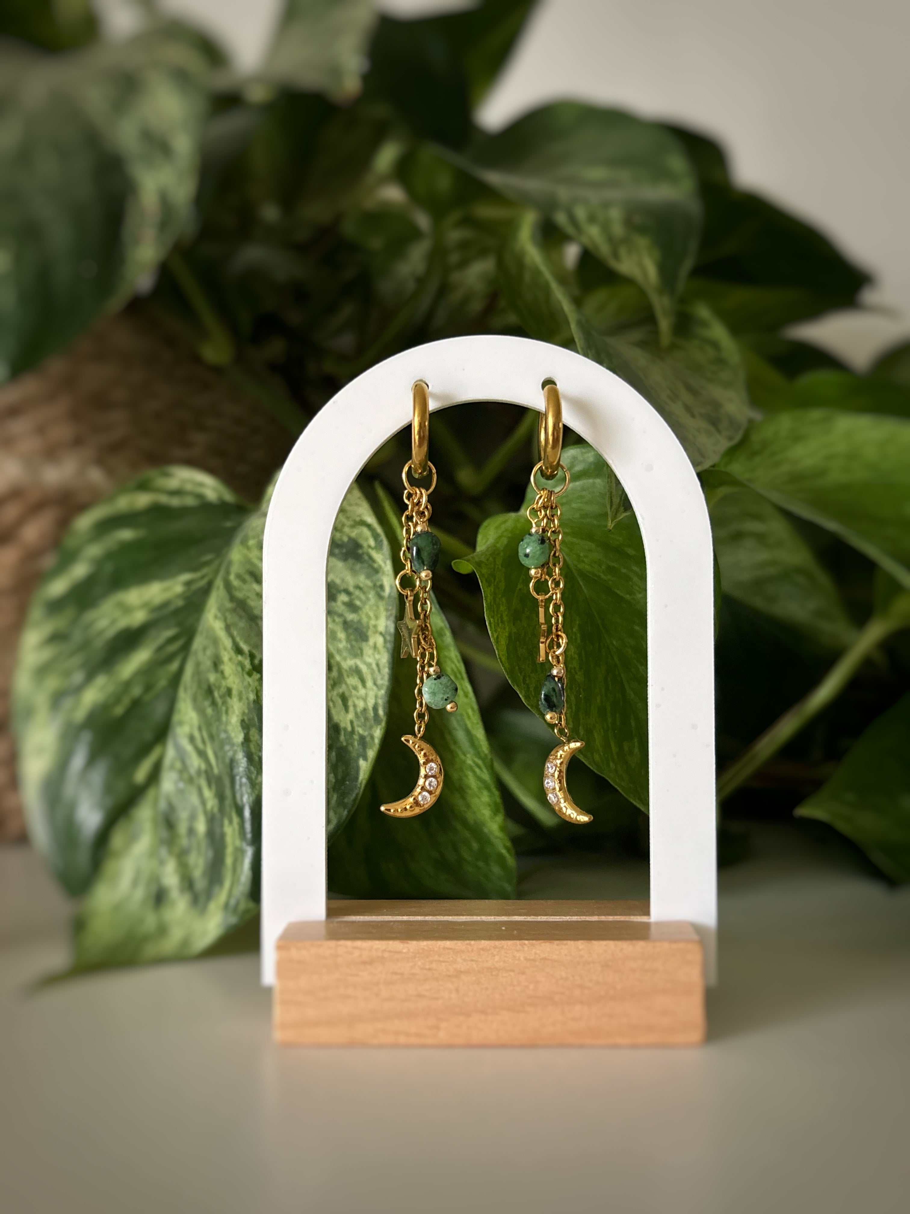 Boucles d’oreilles Sansa - Jaspe Kambaba