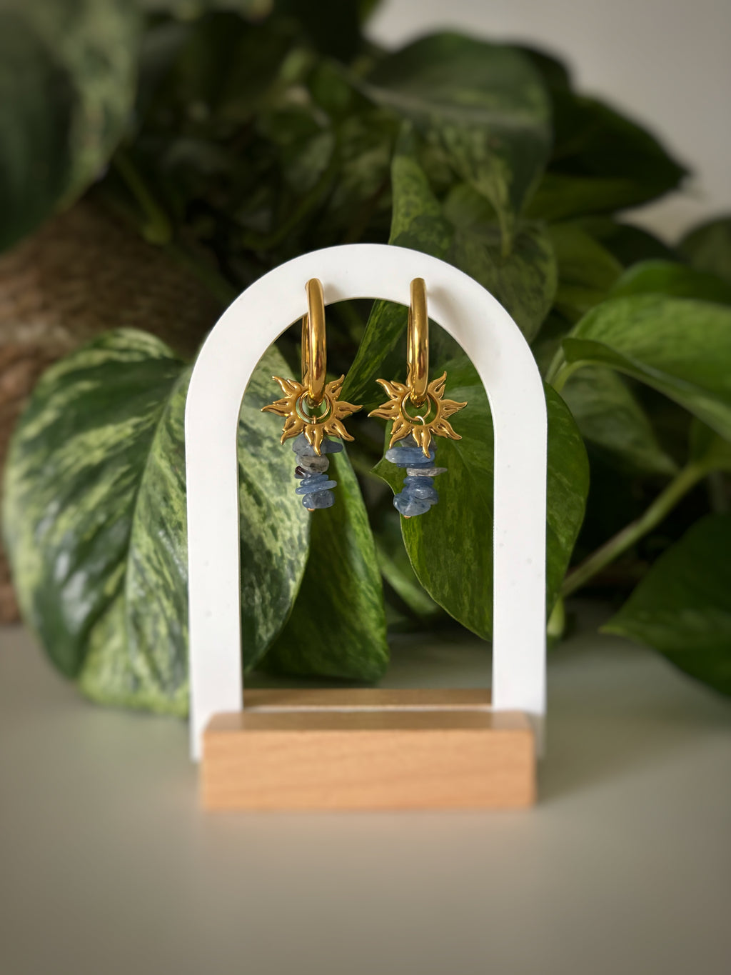 Boucles d’oreilles Luna - Cyanite