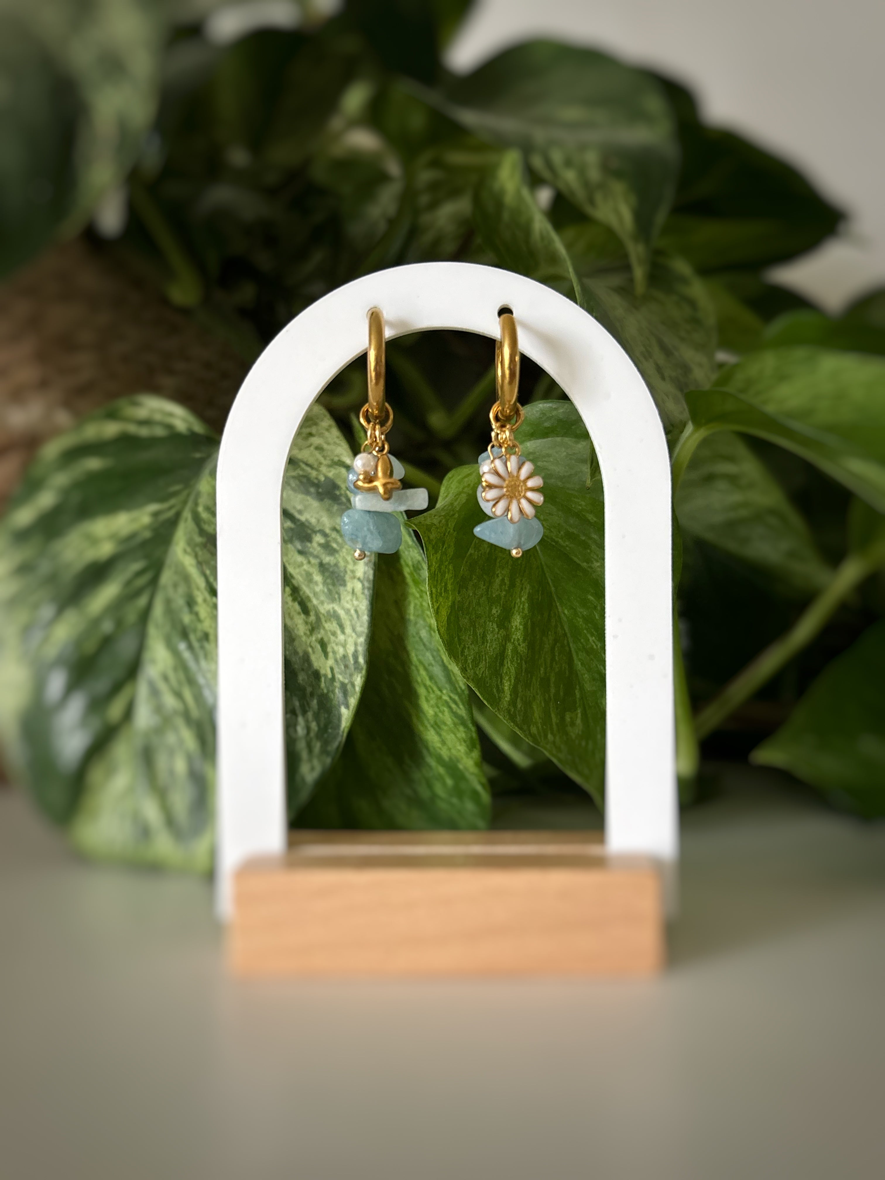 Boucles d’oreilles - Aigue-Marine