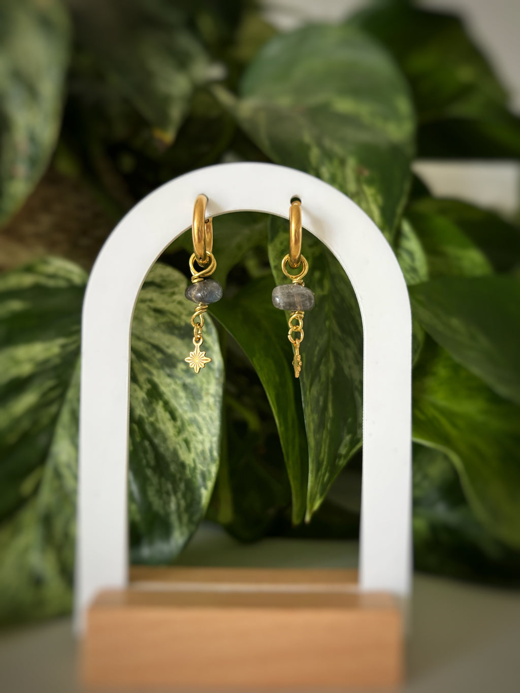 Boucles d’oreilles - Labradorite