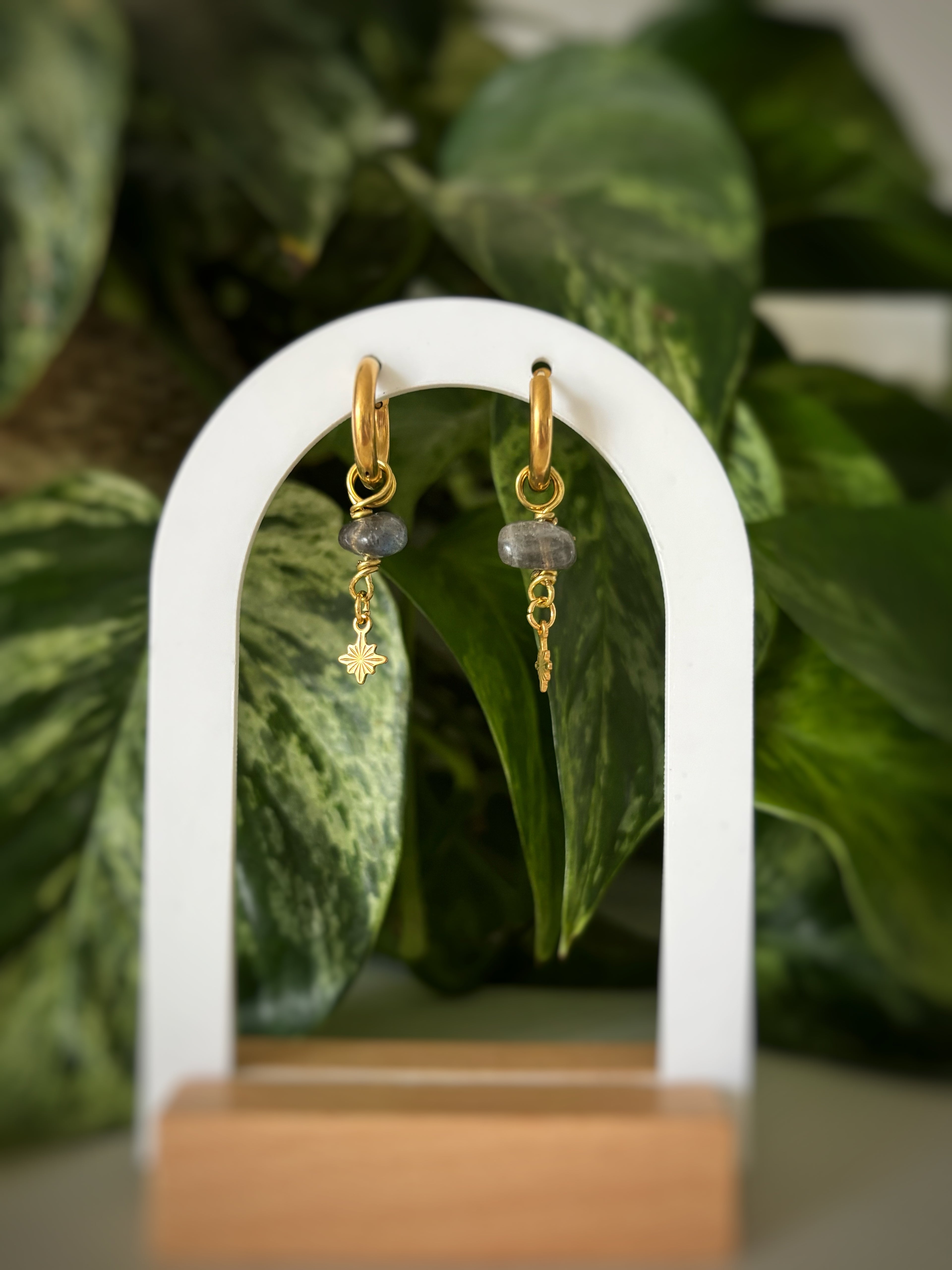 Boucles d’oreilles - Labradorite