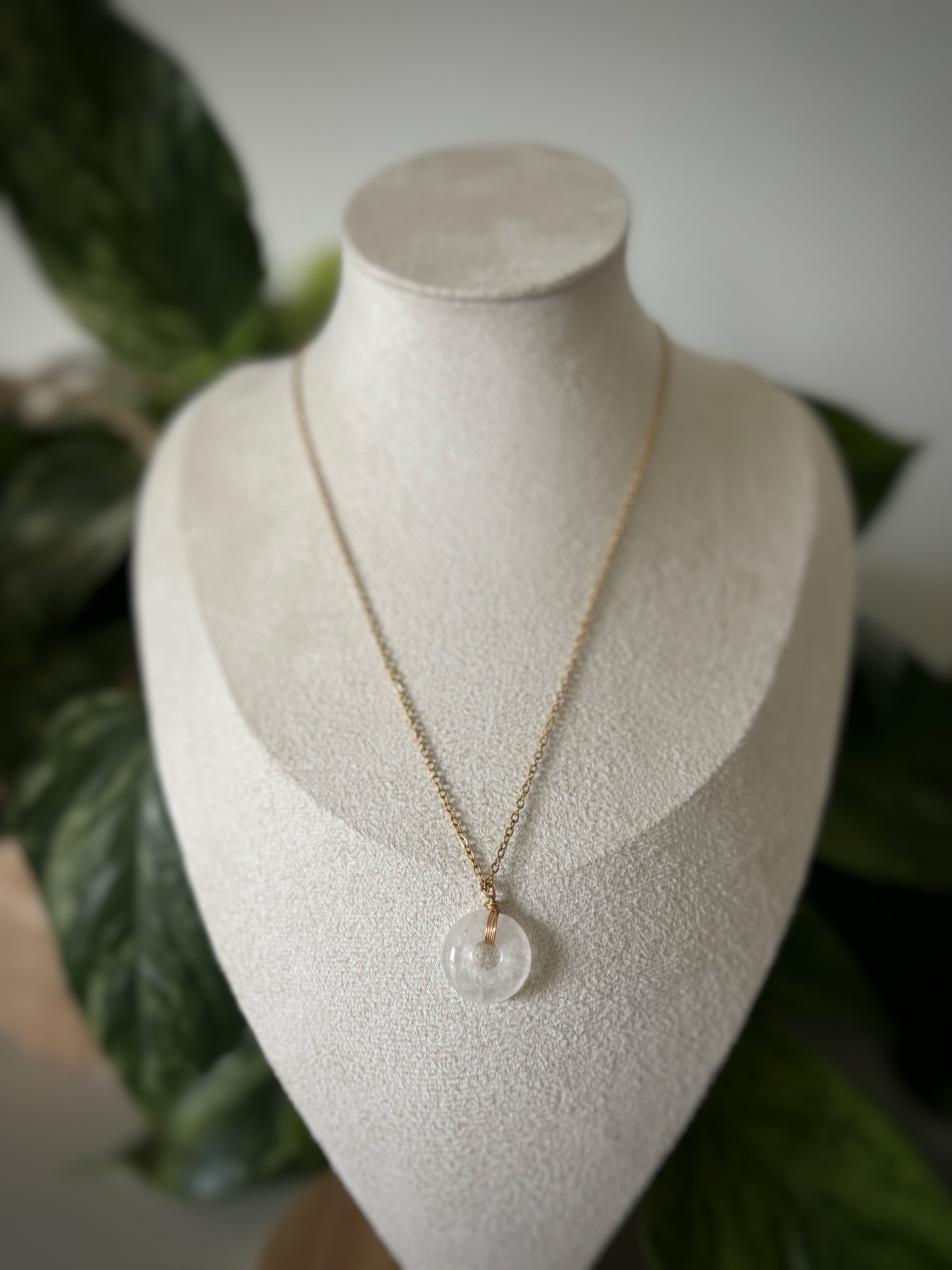 Collier cristal de roche