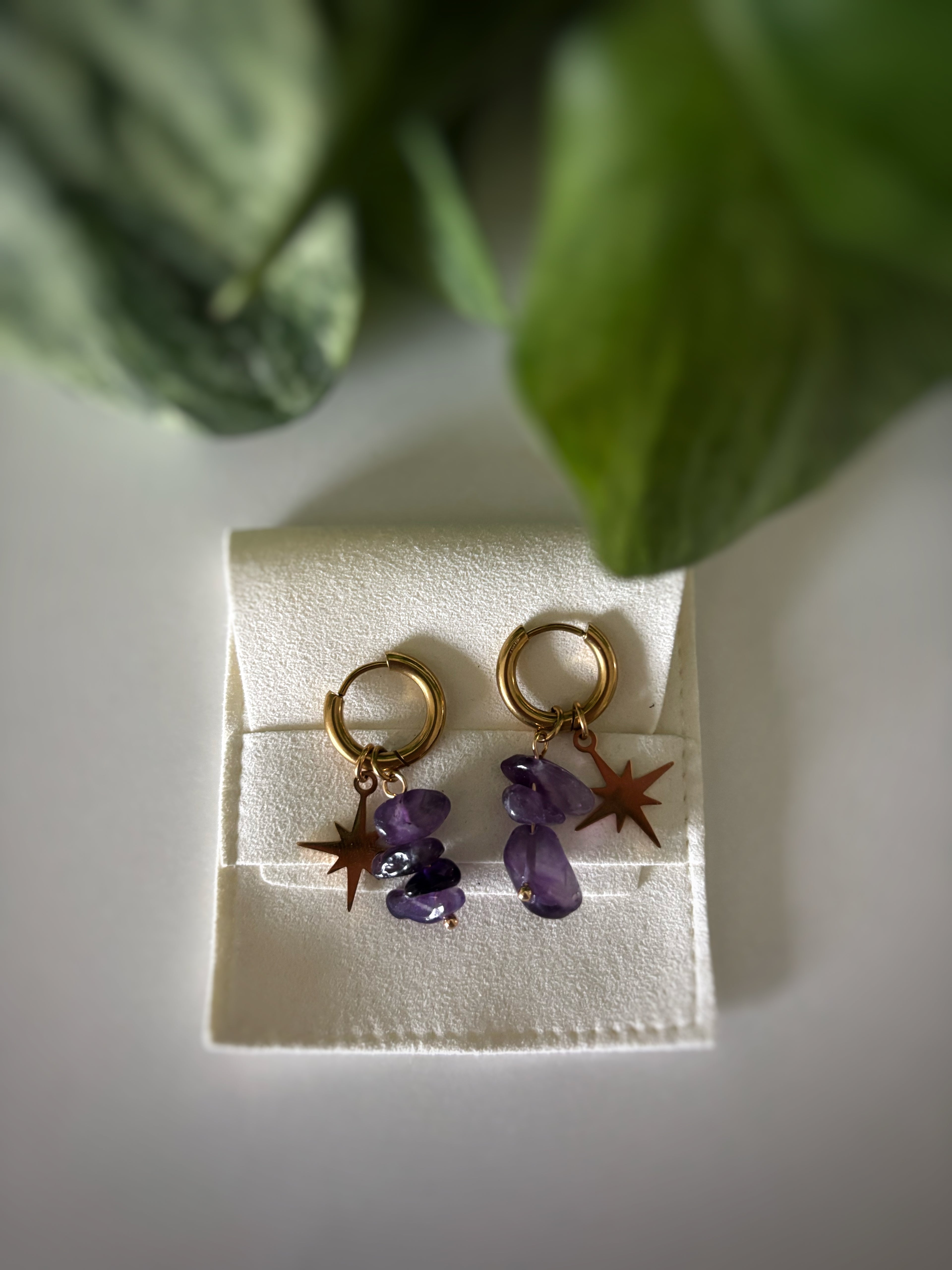 Boucles d’oreilles - Améthyste