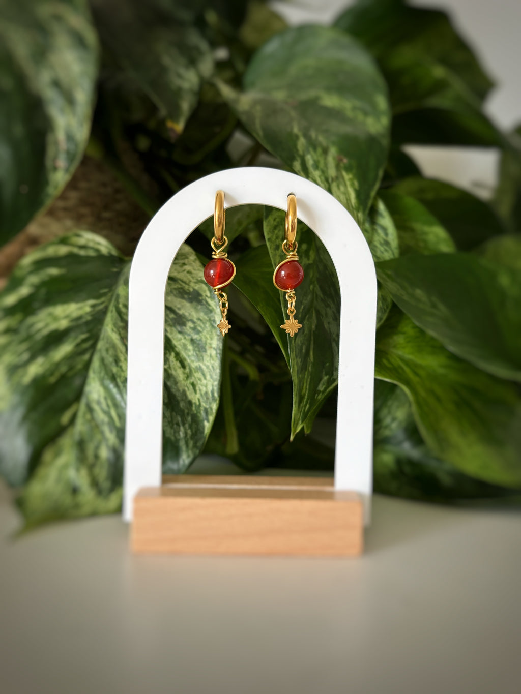 Boucles d’oreilles - Cornaline