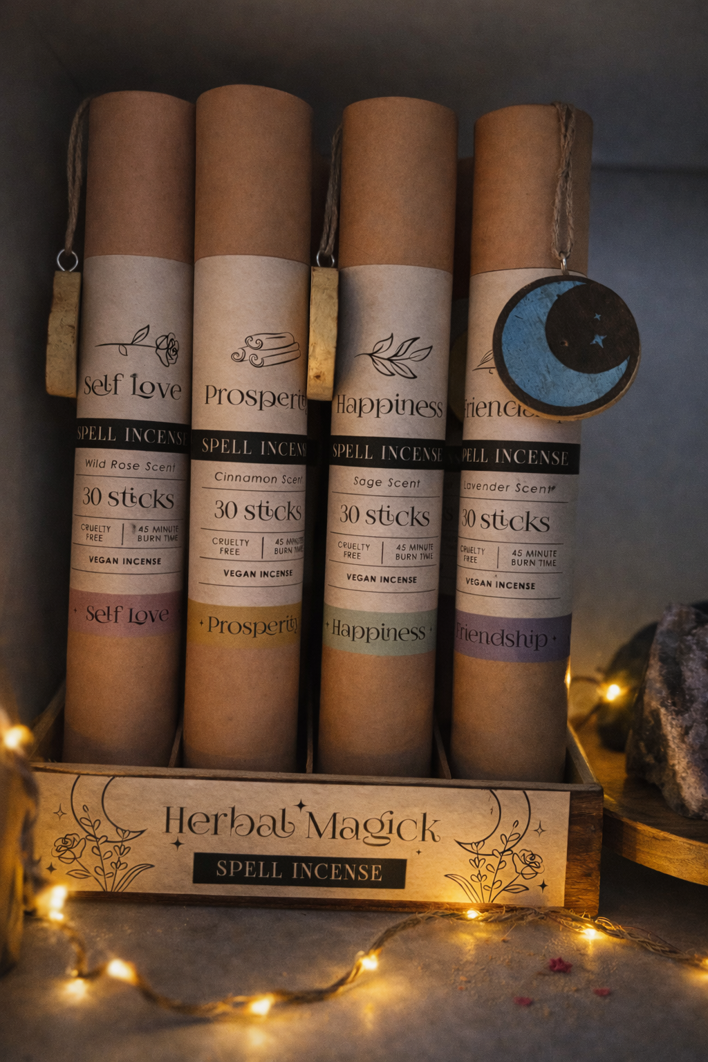 Boîte d’encens cannelle - prospérité