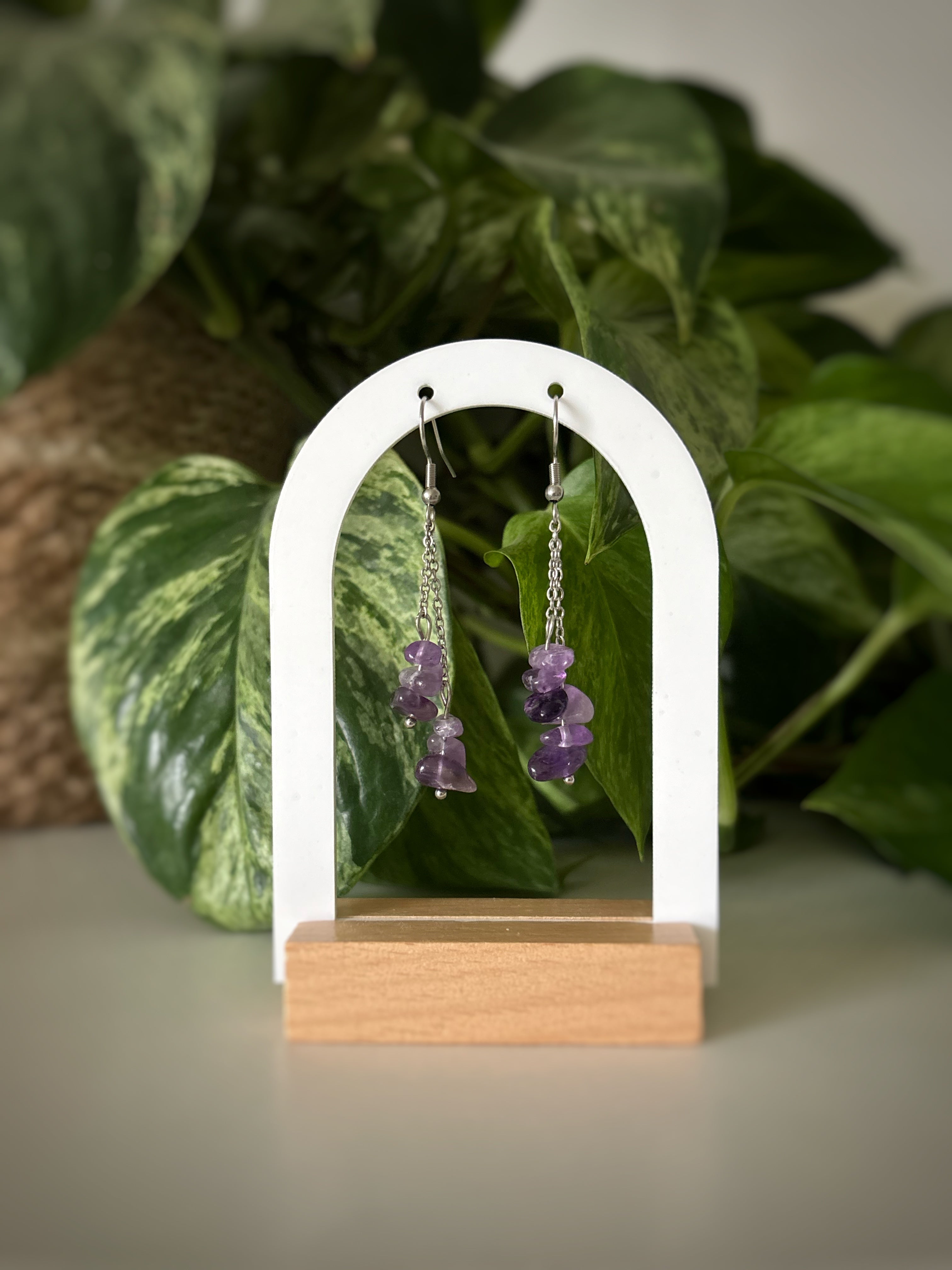 Boucles d’oreilles Iris - Améthyste