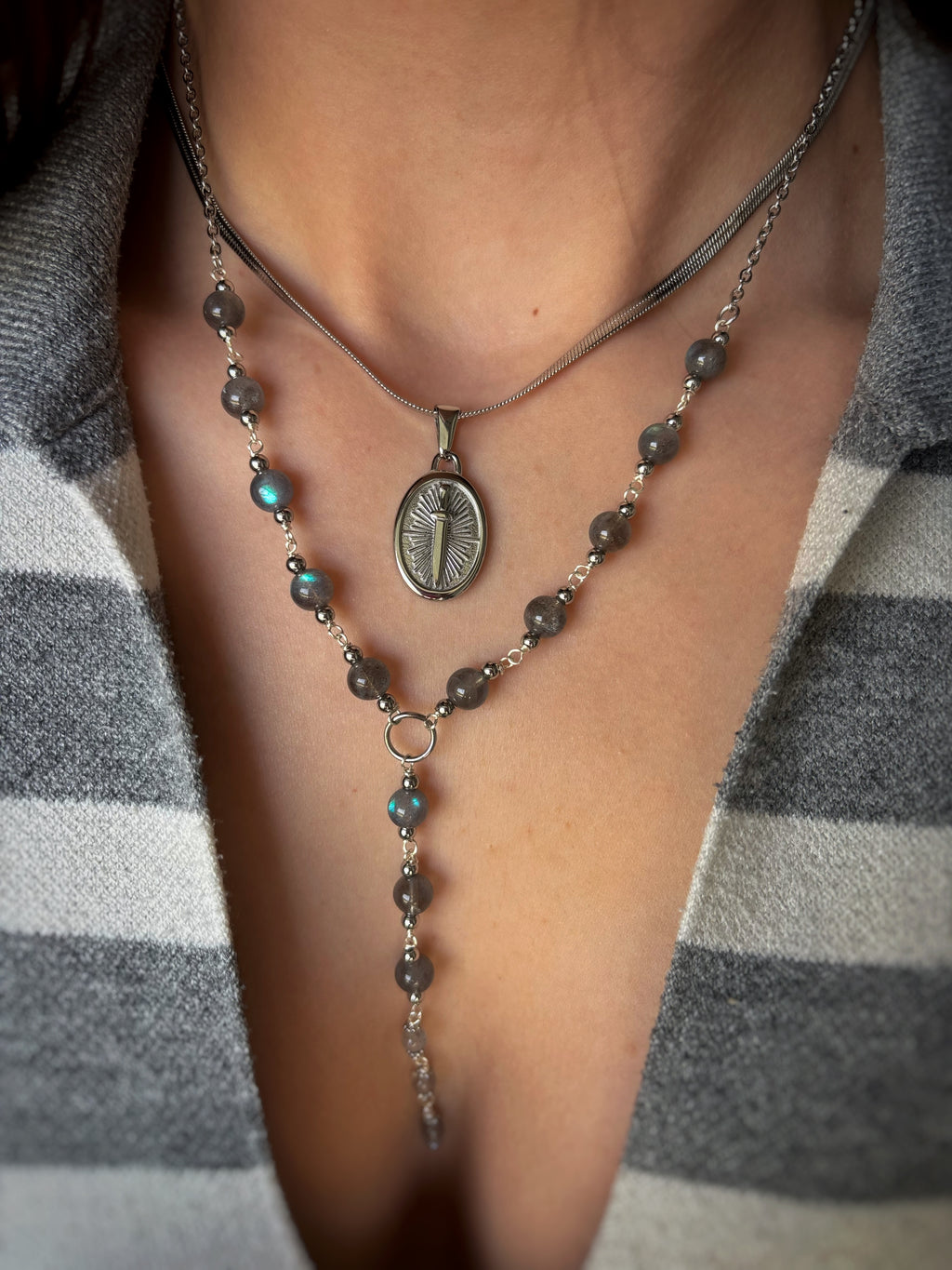 Duo Raven - Labradorite