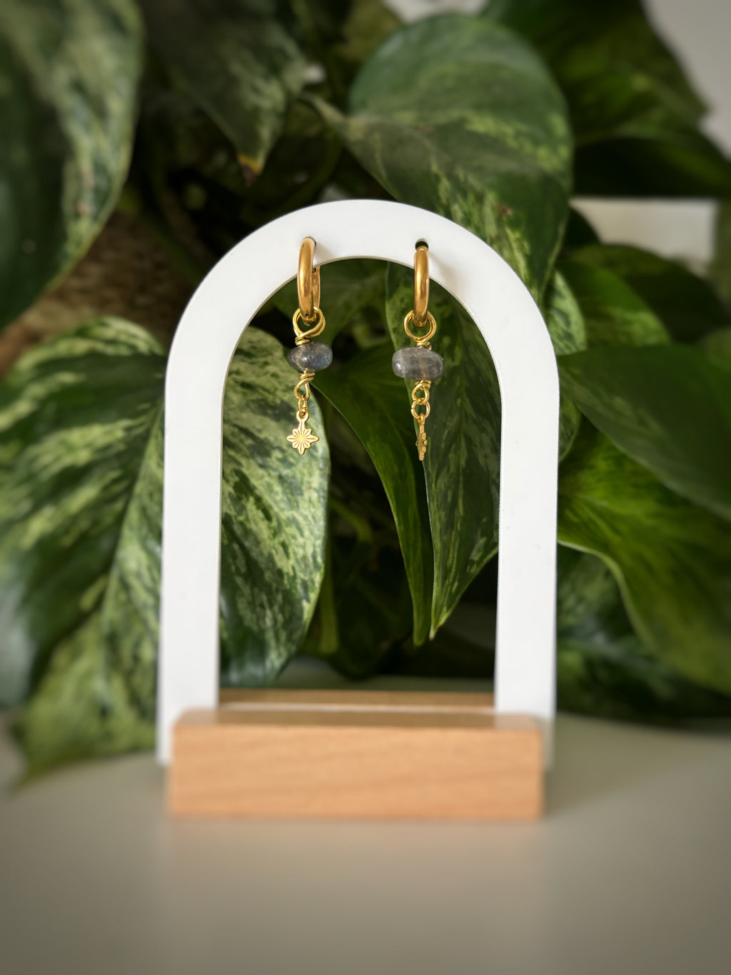 Boucles d’oreilles - Labradorite