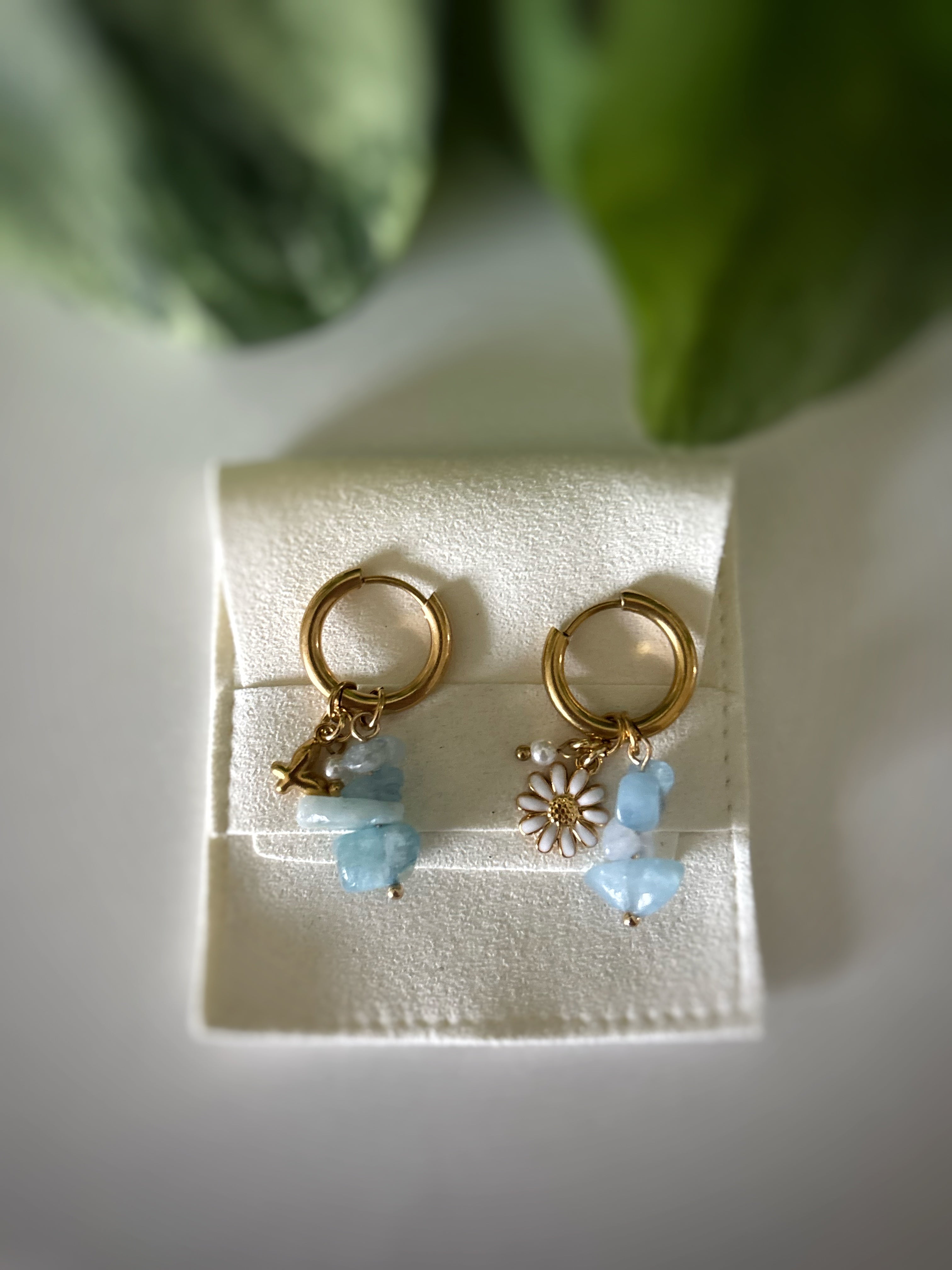 Boucles d’oreilles - Aigue-Marine