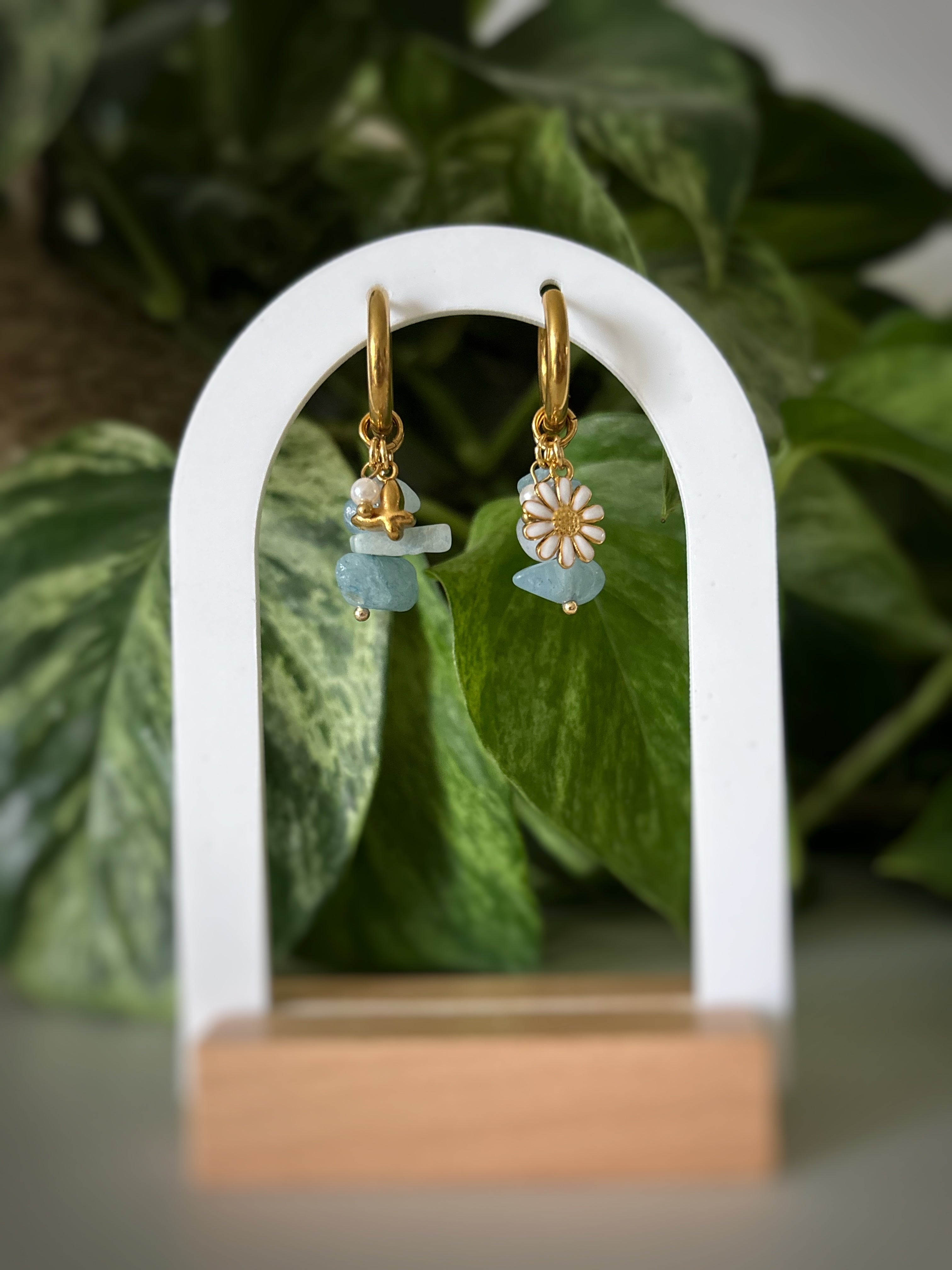 Boucles d’oreilles - Aigue-Marine