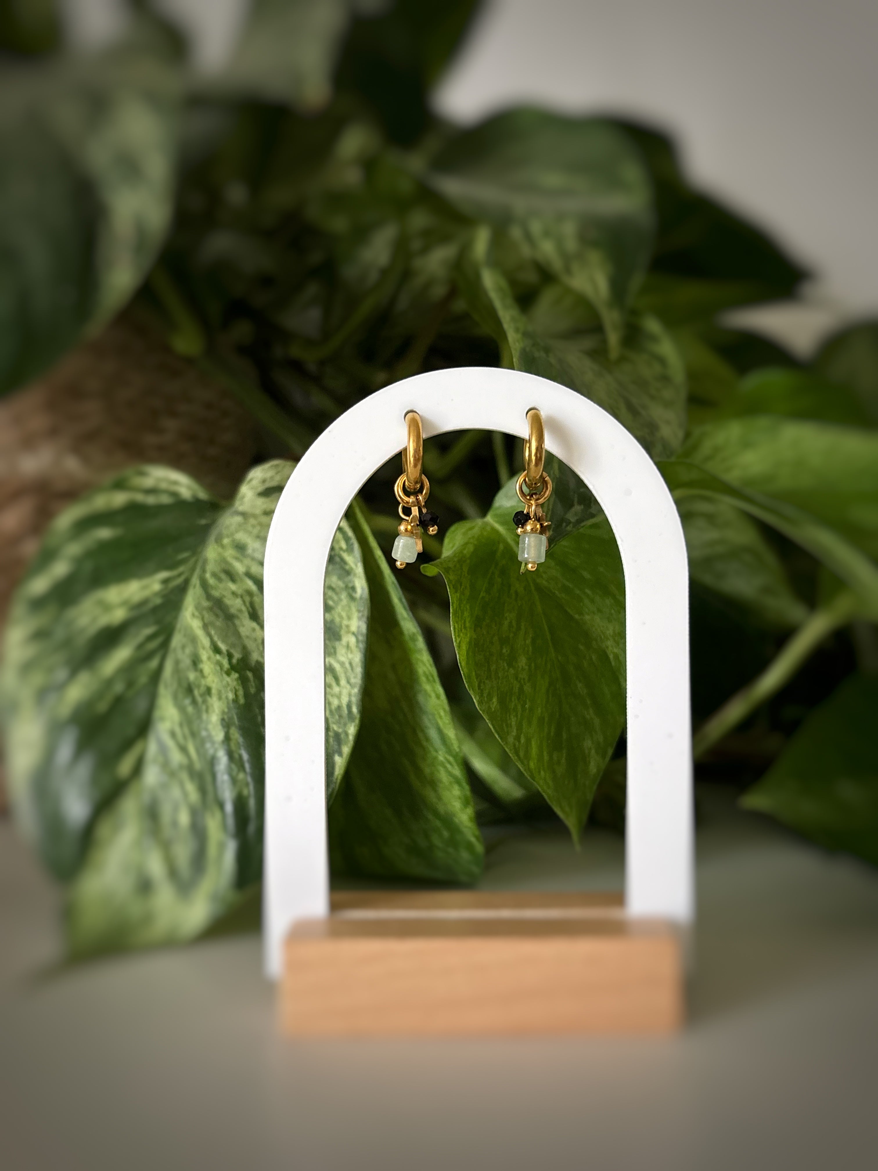 Boucles d’oreilles - Aventurine verte