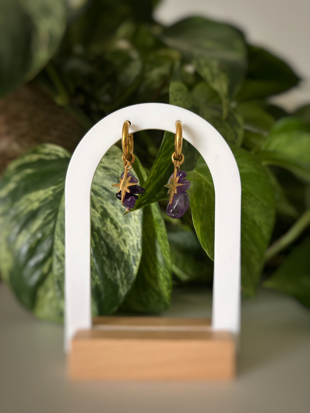 Boucles d’oreilles - Améthyste