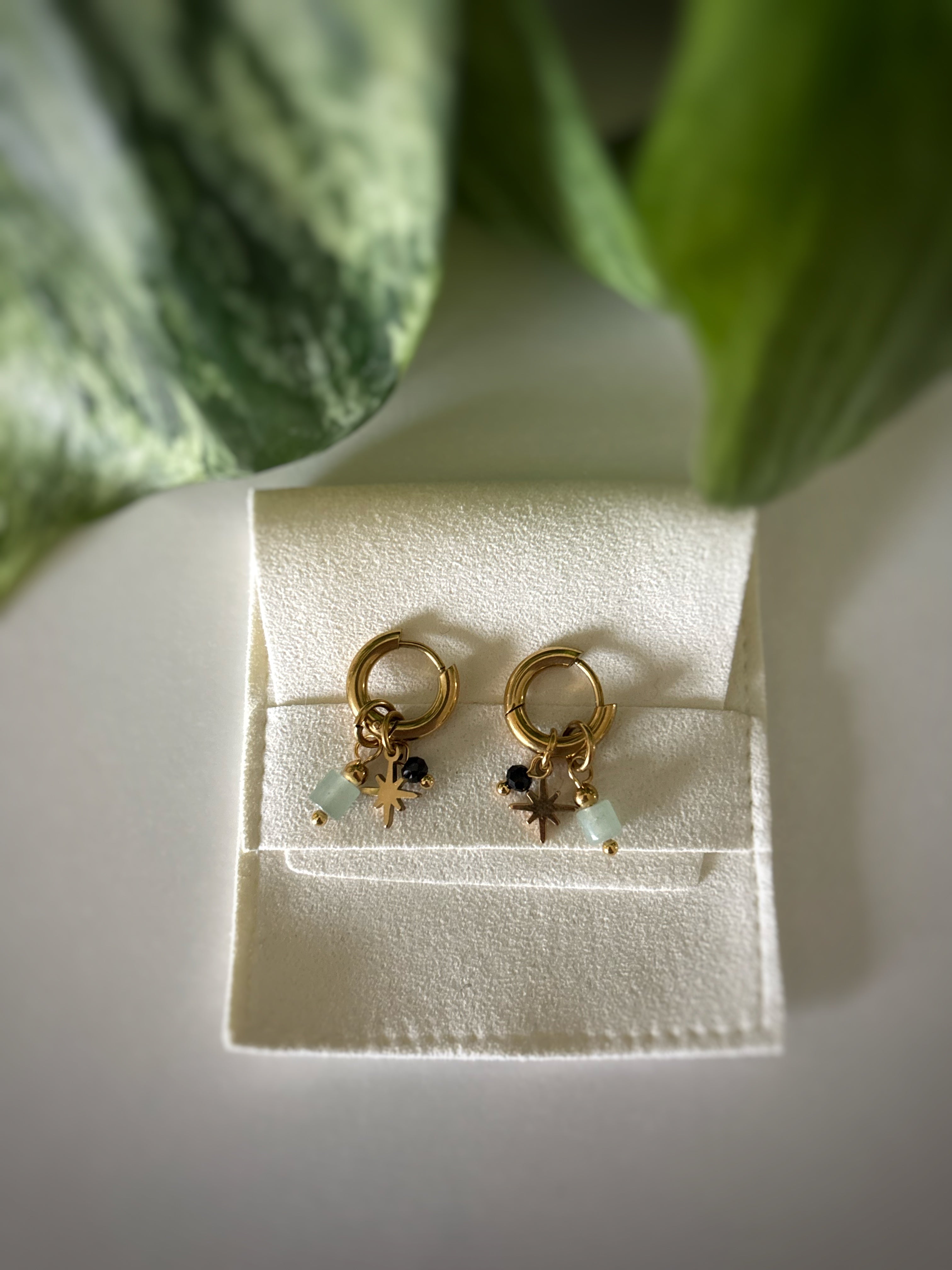 Boucles d’oreilles - Aventurine verte