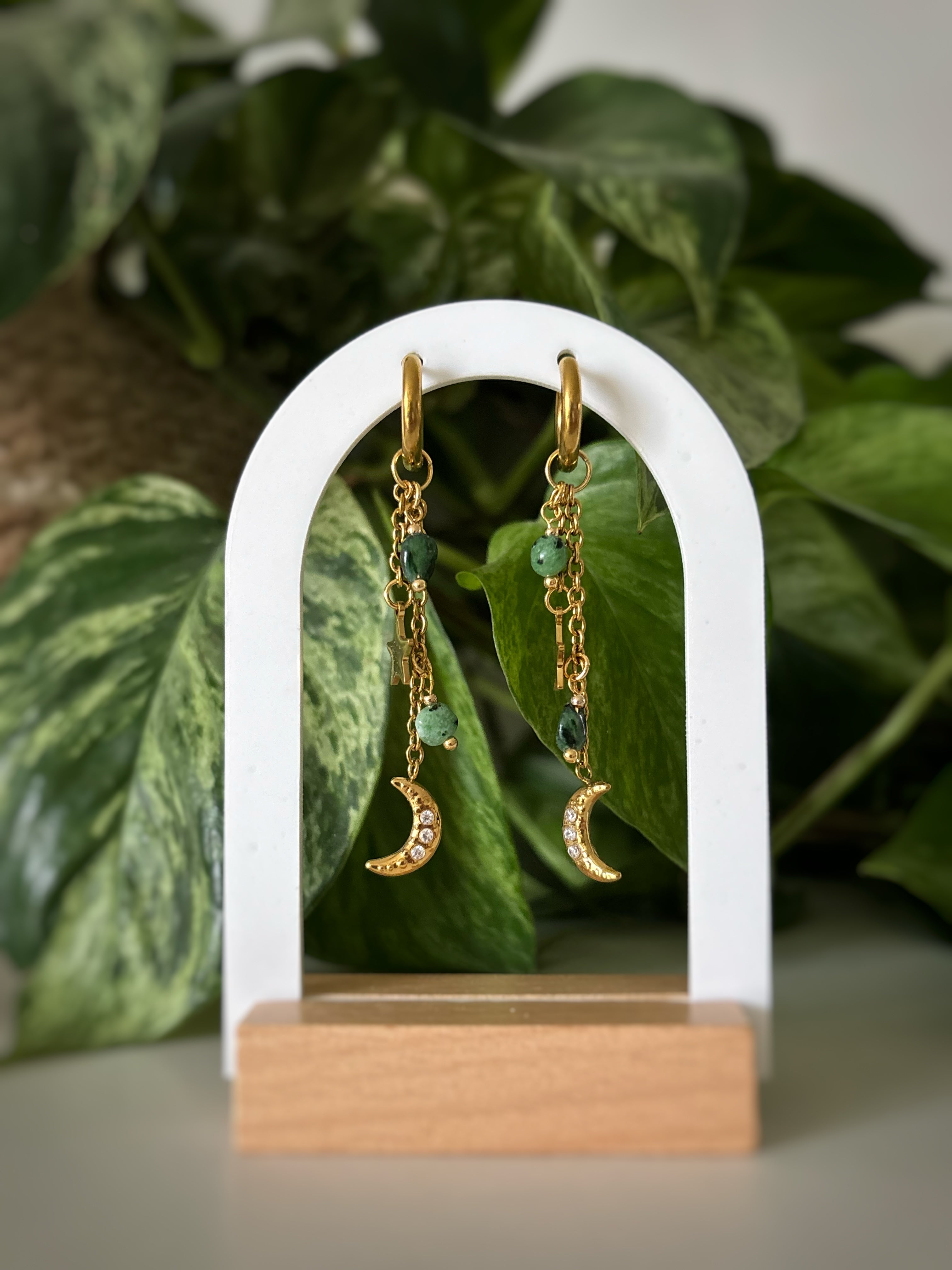 Boucles d’oreilles Sansa - Jaspe Kambaba