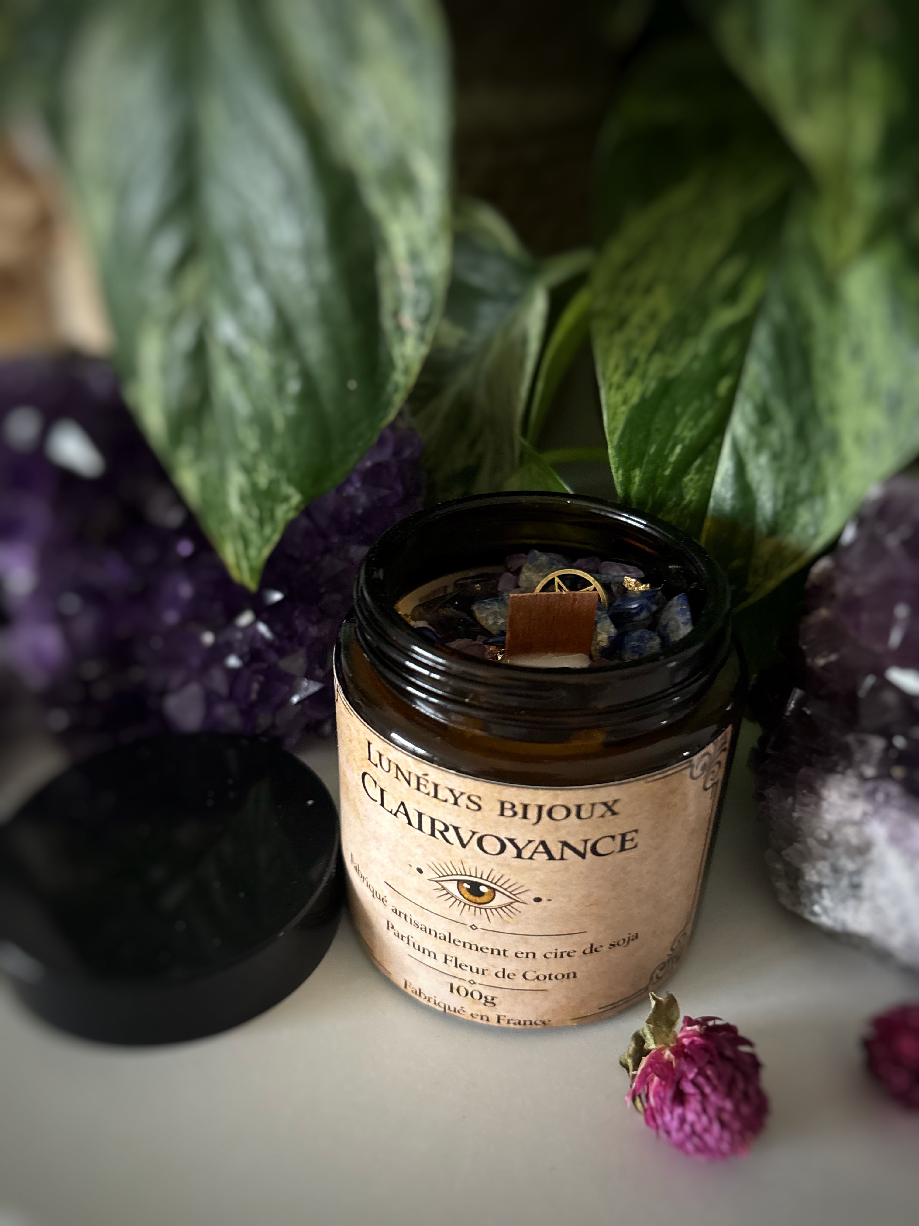 Bougie Artisanale clairvoyance - 100g