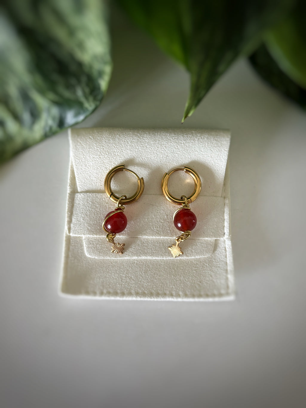 Boucles d’oreilles - Cornaline