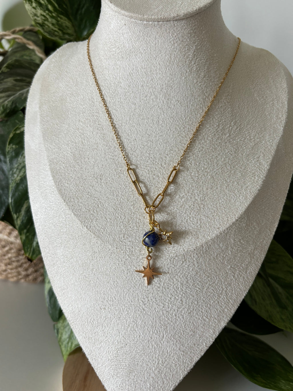 Collier étoile - Lapis Lazuli