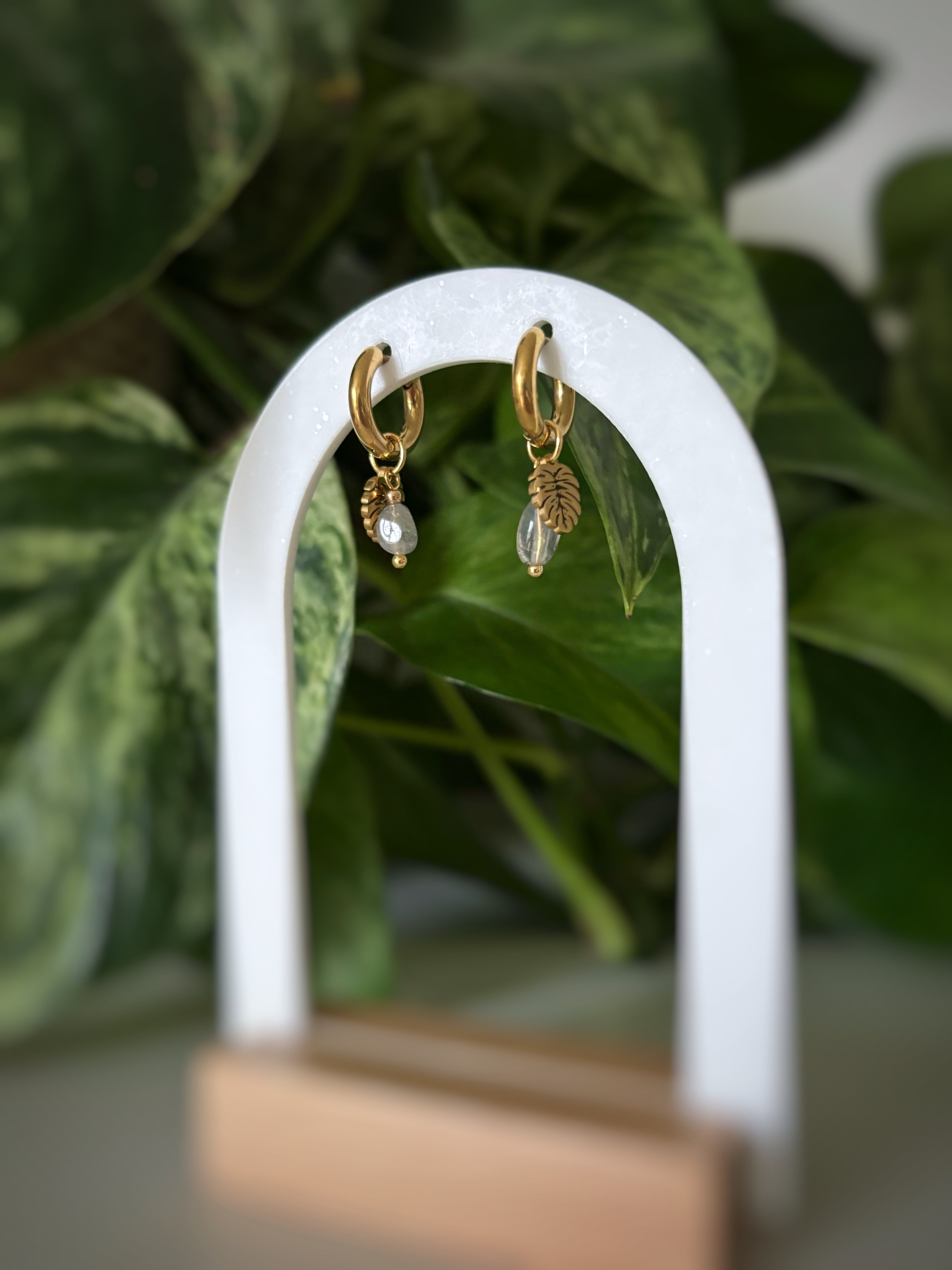 Boucles d’oreilles Arya - Labradorite