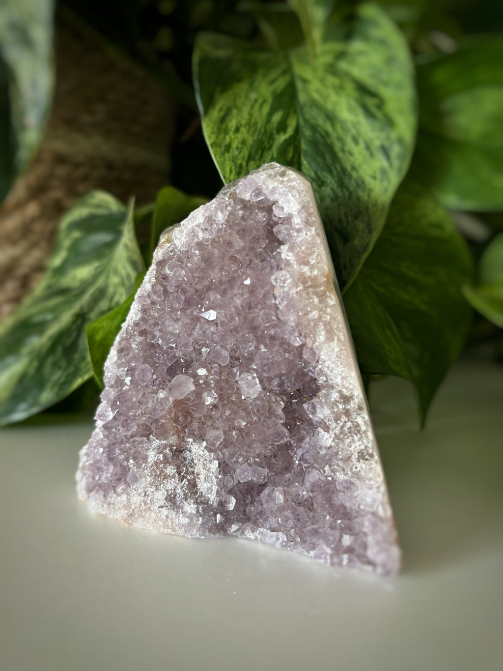 Géode améthyste 346g