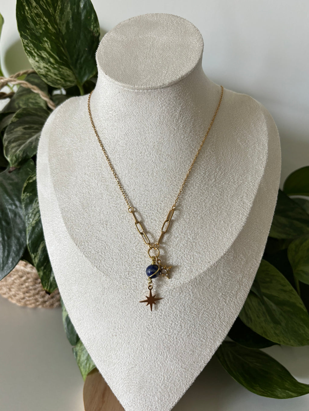 Collier étoile - Lapis Lazuli