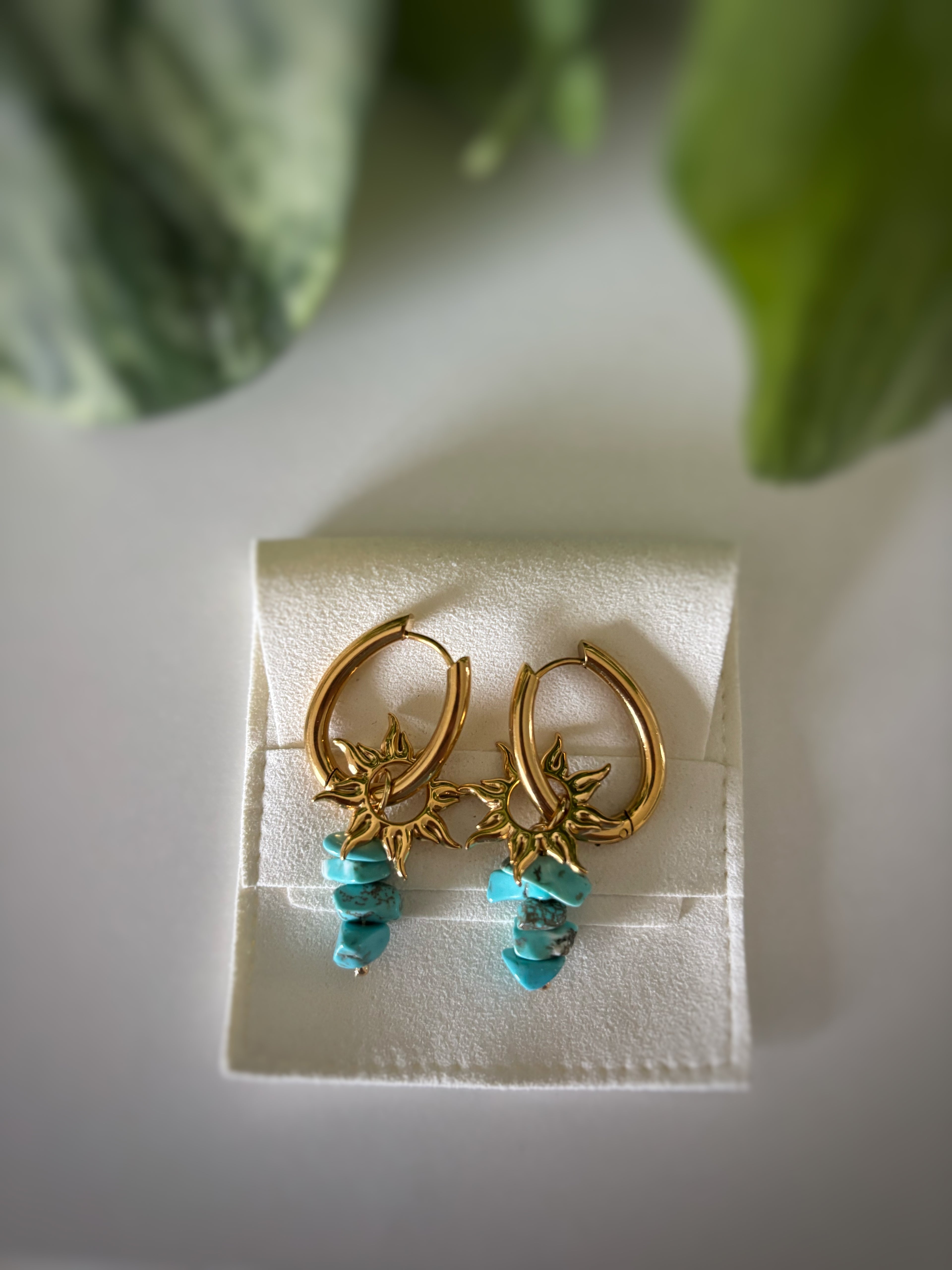 Boucles d’oreilles Luna - Turquoise