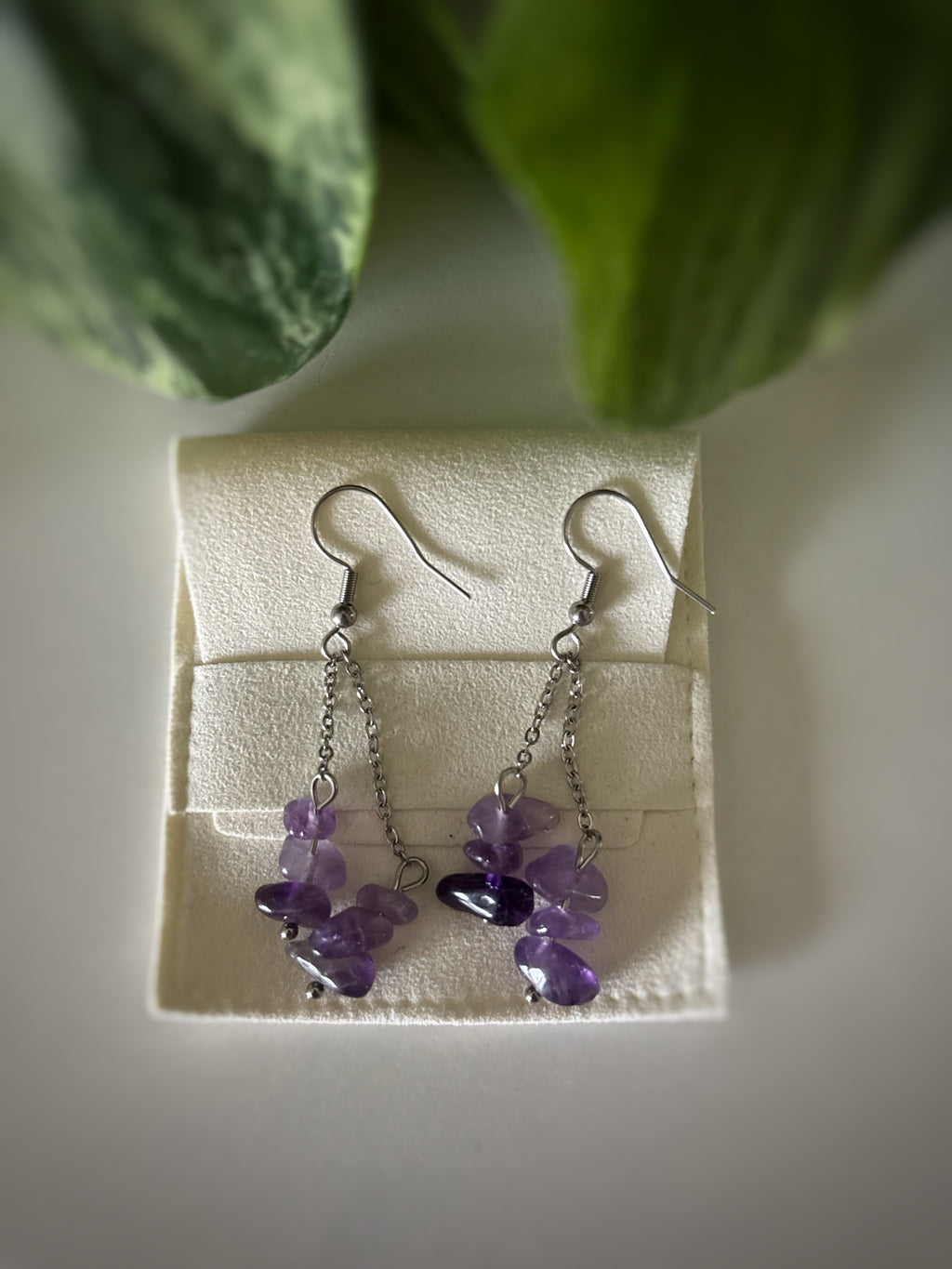 Boucles d’oreilles Iris - Améthyste