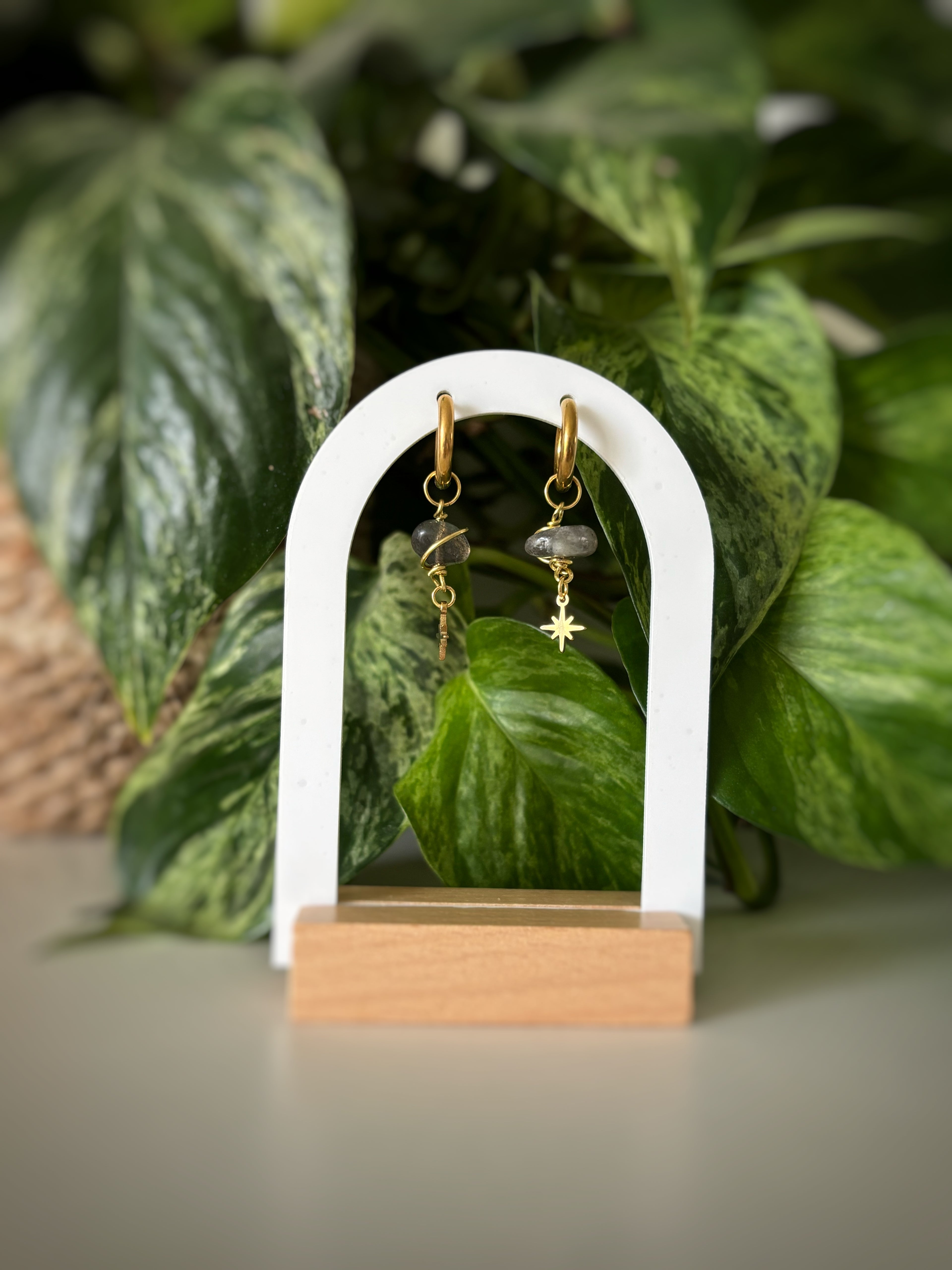 Boucles d’oreilles - Labradorite