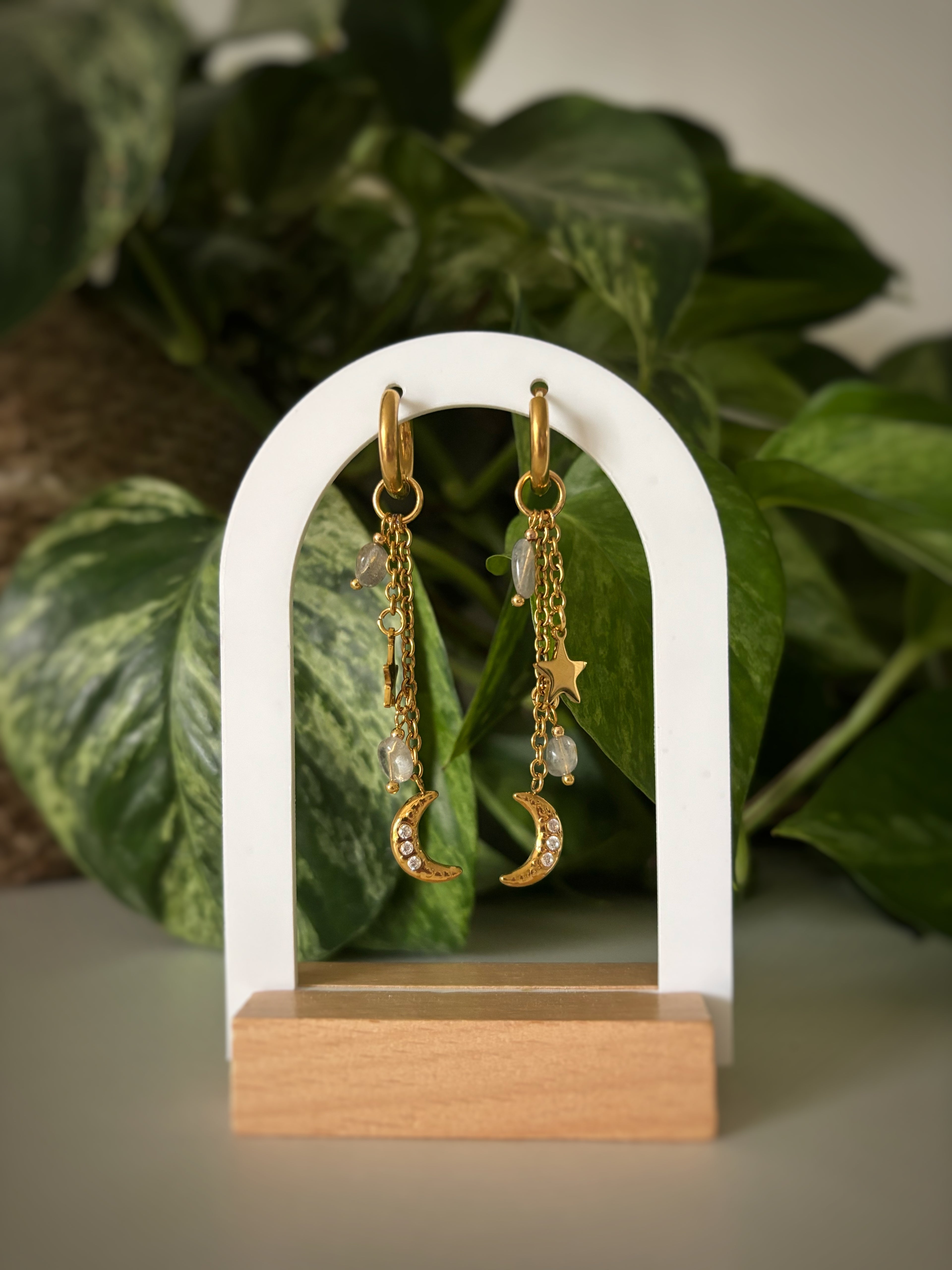 Boucles d’oreilles Sansa - Labradorite