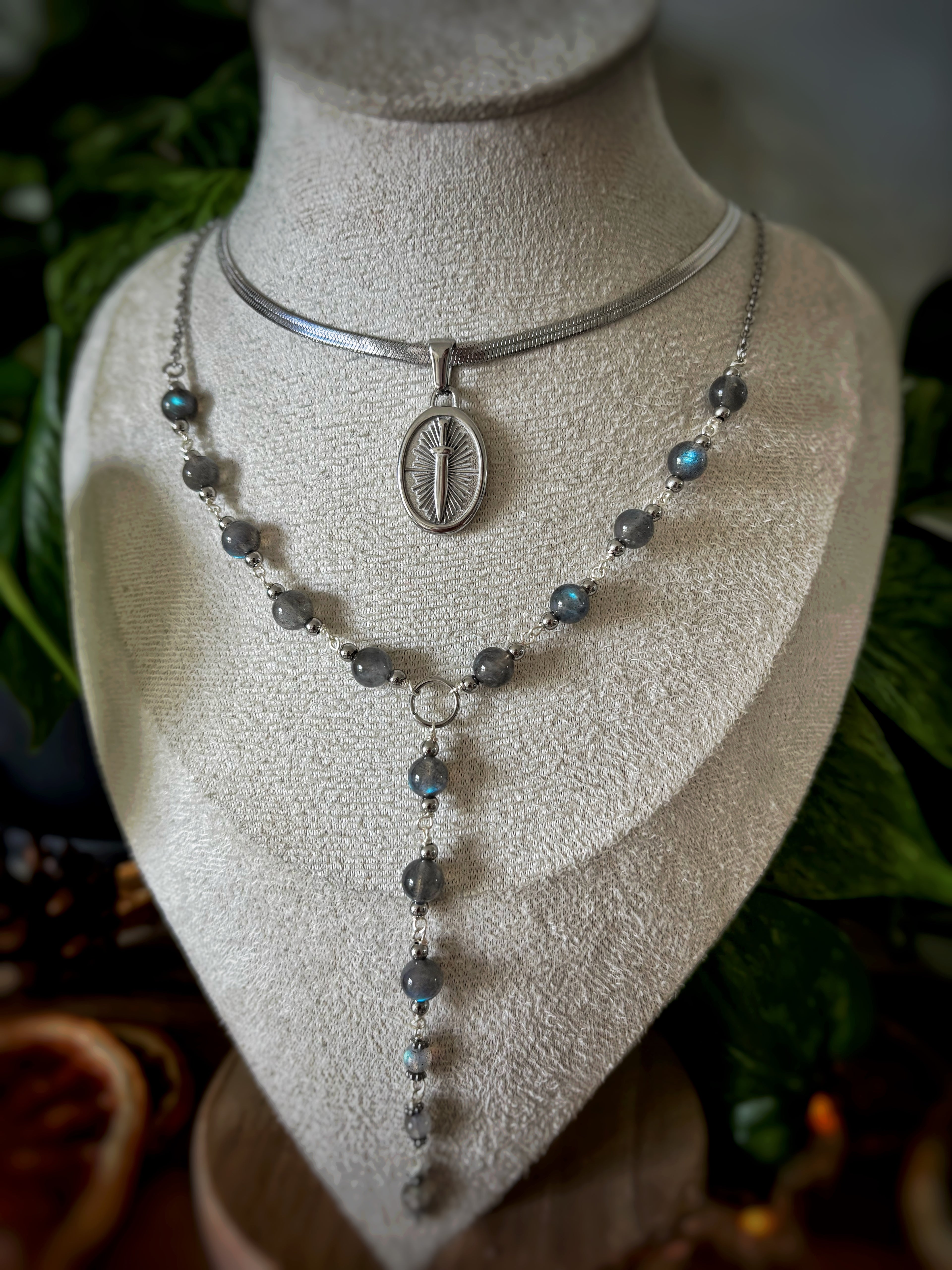 Duo Raven - Labradorite