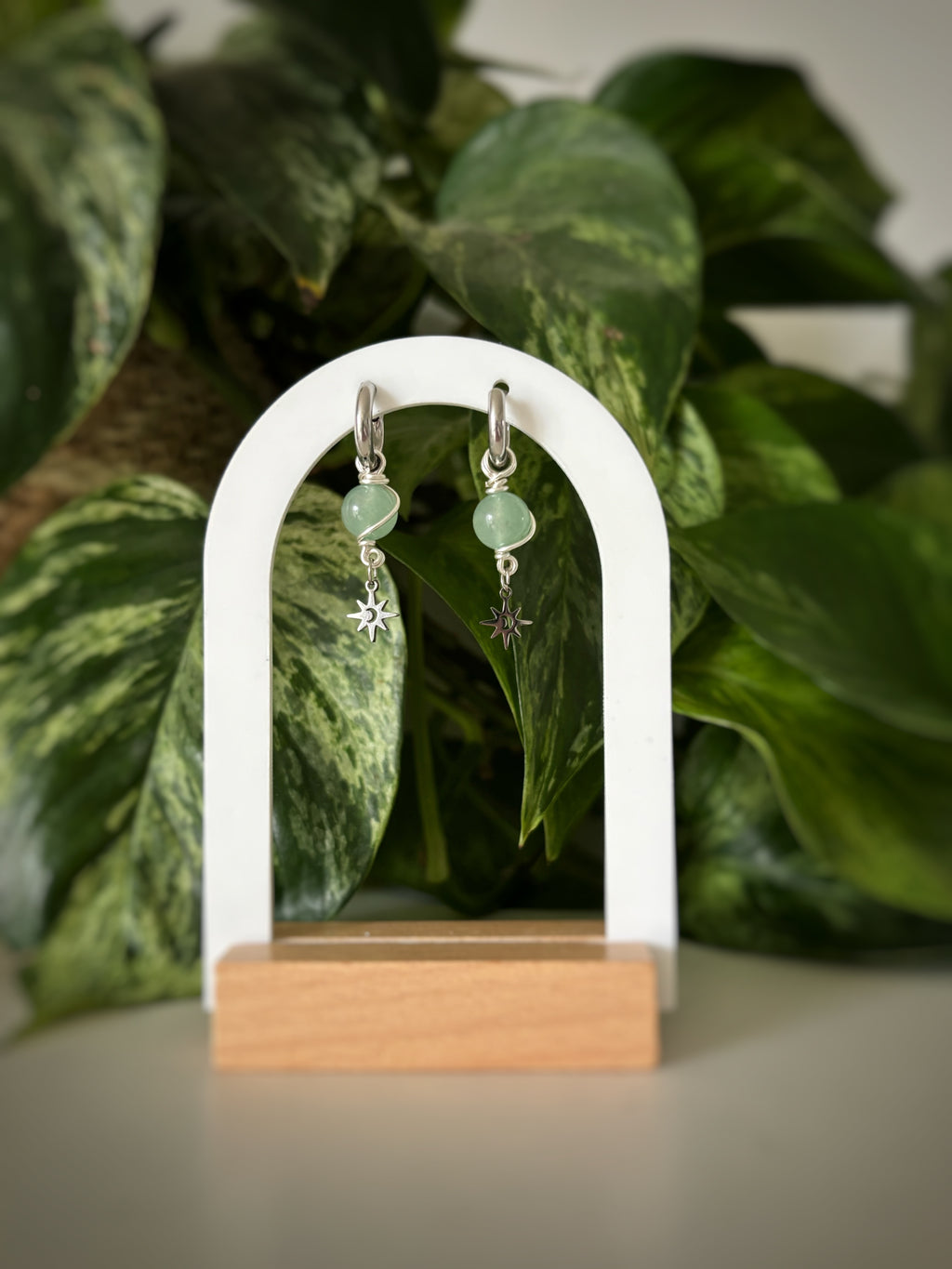 Boucles d’oreilles - Aventurine verte